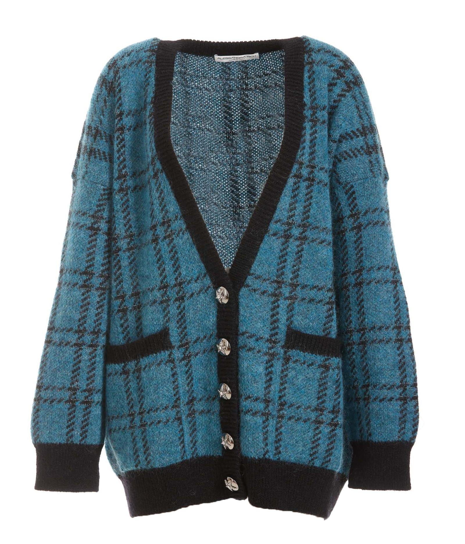 Alessandra Rich Sweaters in Blue | Lyst
