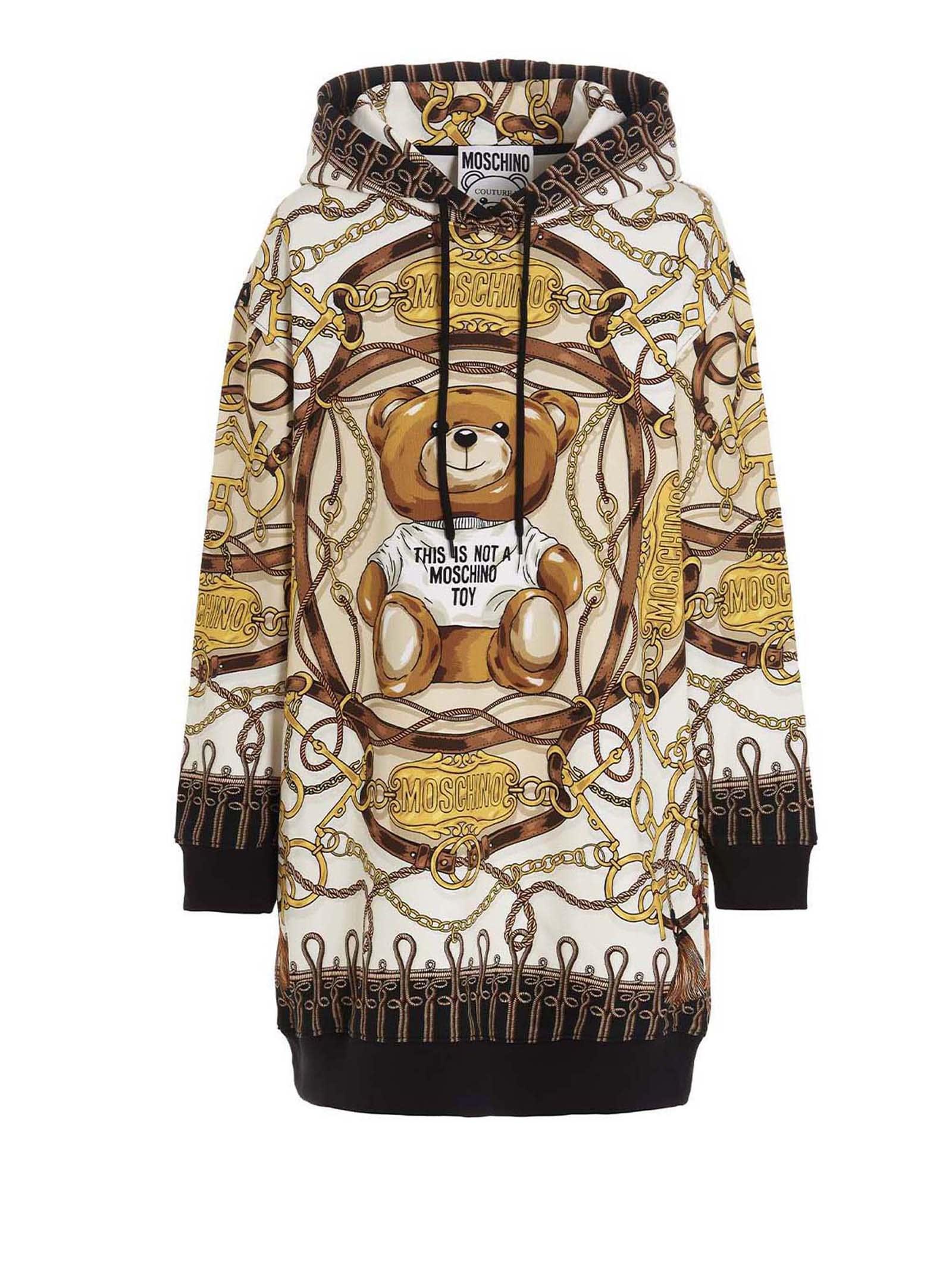 moschino hoodie dress