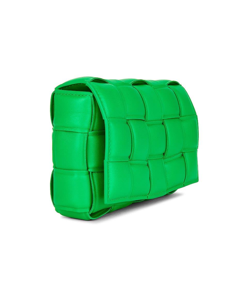 Bottega Veneta Small Padded Cassette Crossbody Bag in Green
