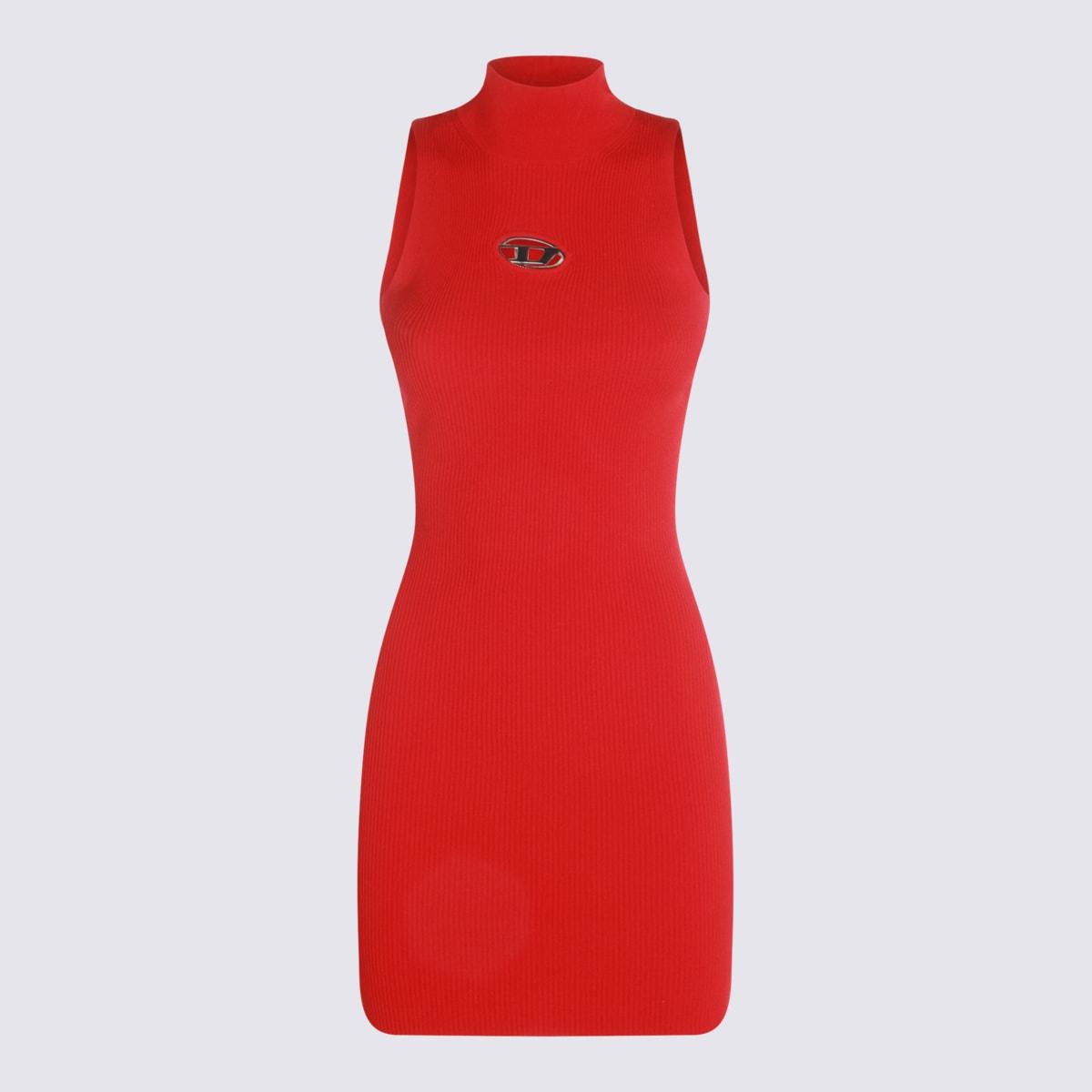 ワンピース DIESEL RED VISCOSE MINI DRESS Red DIESEL Dresses for Women | Lyst