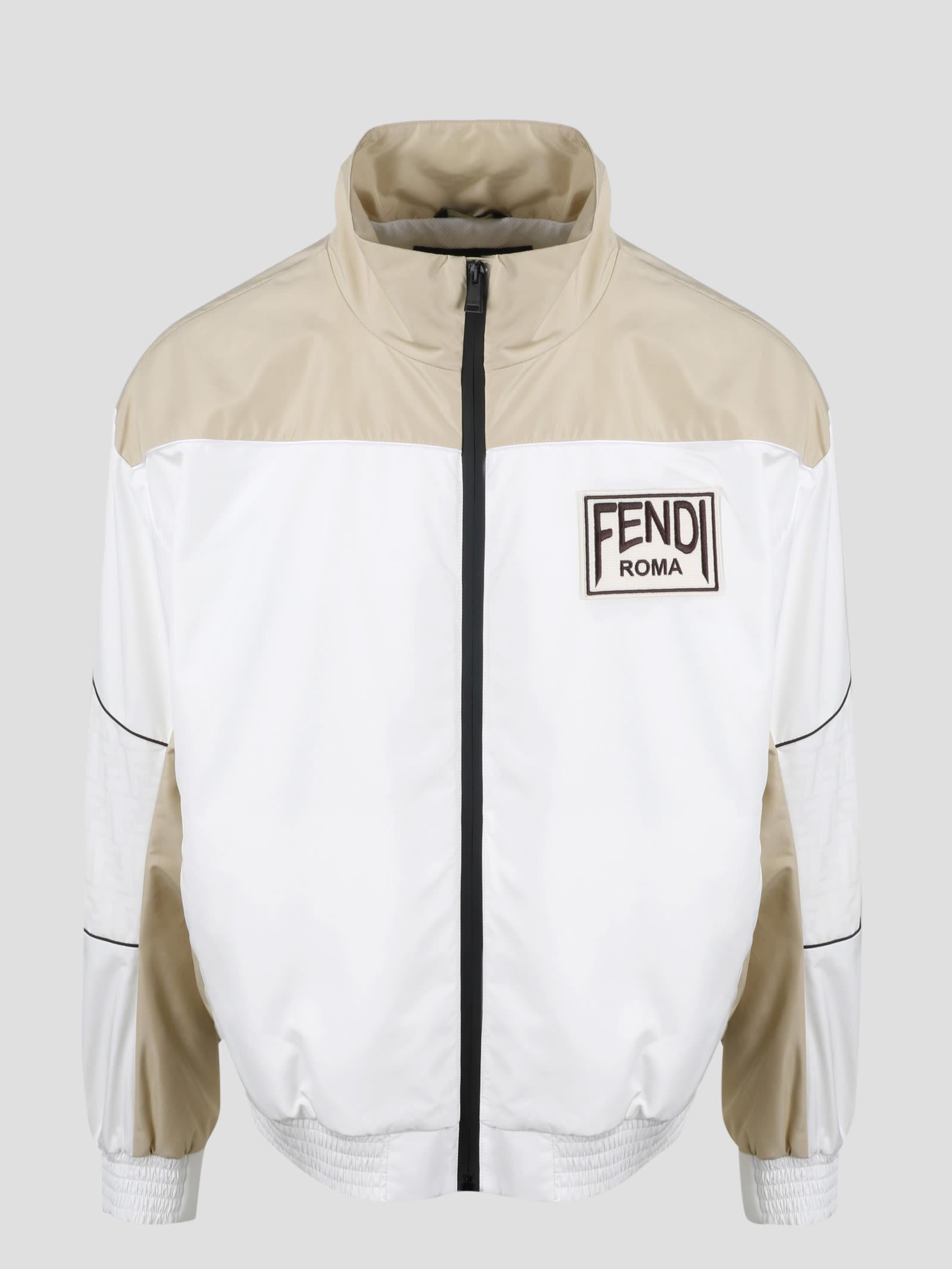 Fendi Kway Roma Jacket in White for Men | Lyst