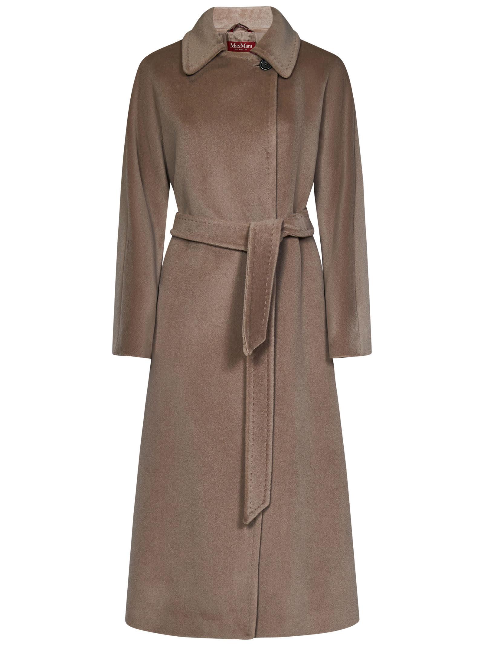 Max Mara Studio Beige Coats main image 1