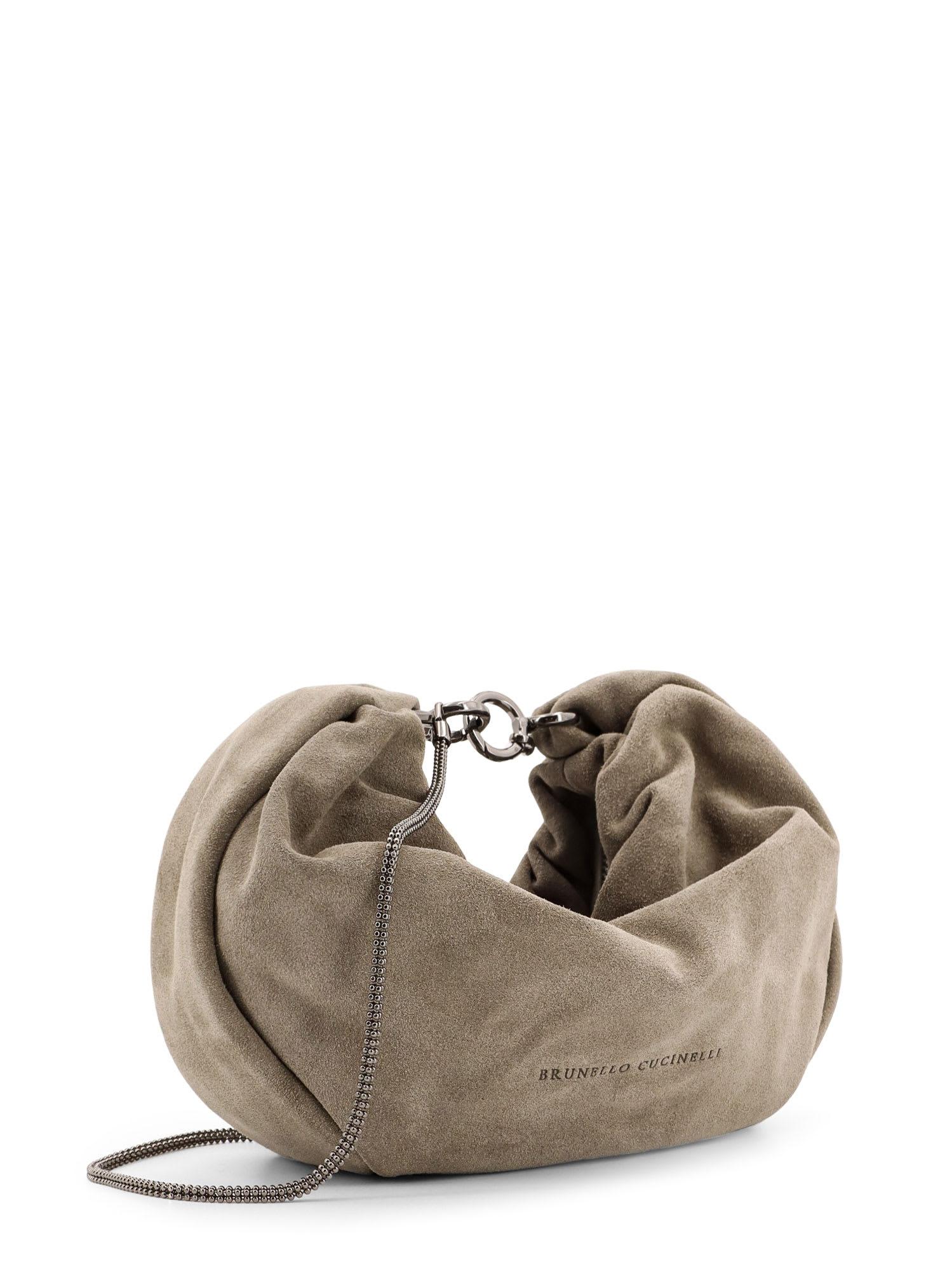ショルダーバッグ・ポシェット Brunello Cucinelli Hobo Brioche Brunello Cucinelli Hobo Brioche Shoulder Bag in Metallic | Lyst