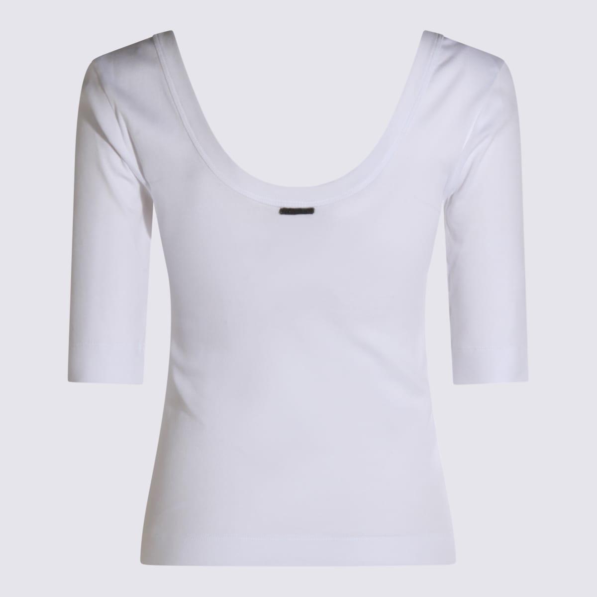 Tシャツ・カットソー BRUNELLO CUCINELLI Woman T-Shirt White M0T81HA800 C6159 T-shirt with monili for Woman in White | Brunello Cucinelli