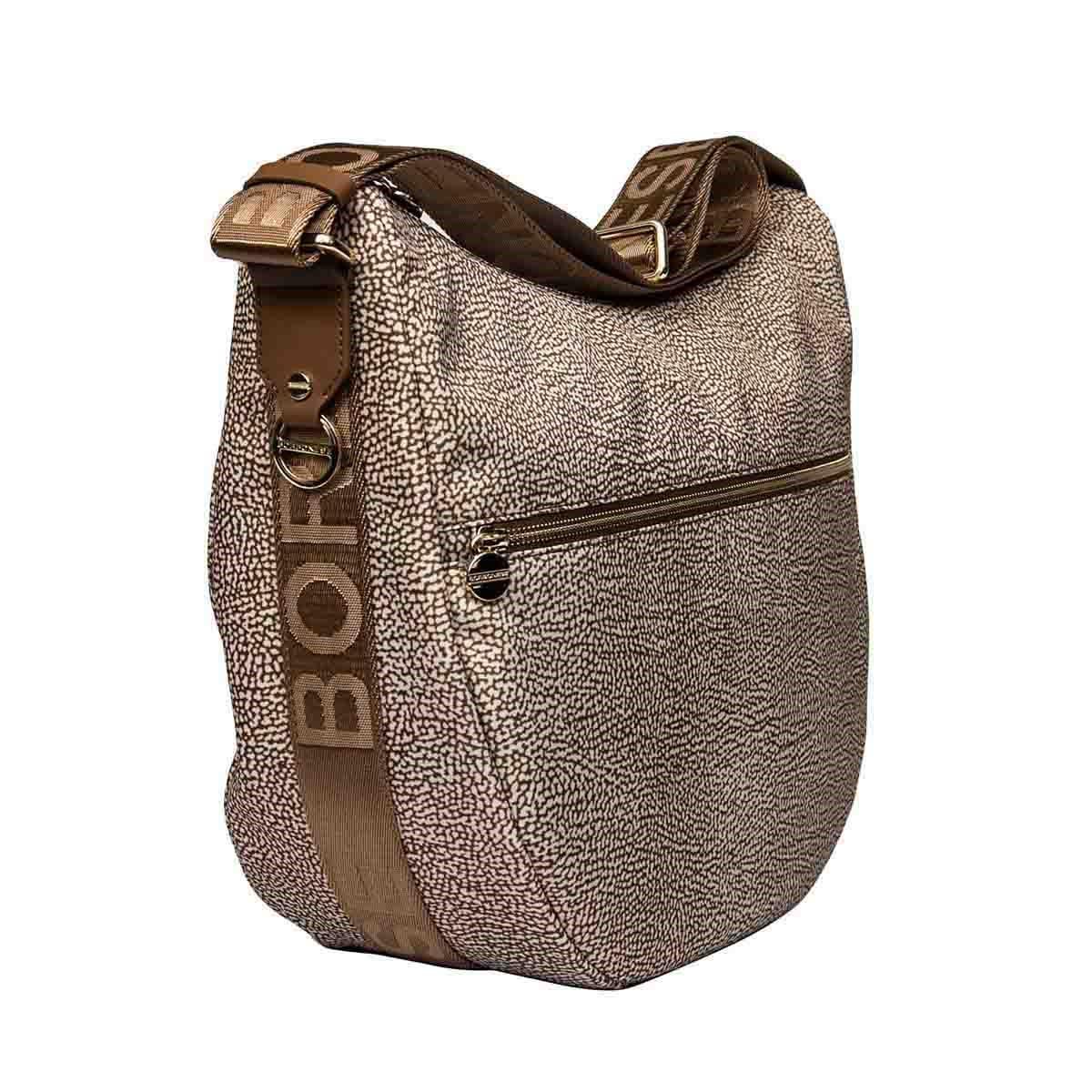 Borbonese Medium Luna Bag in Brown | Lyst