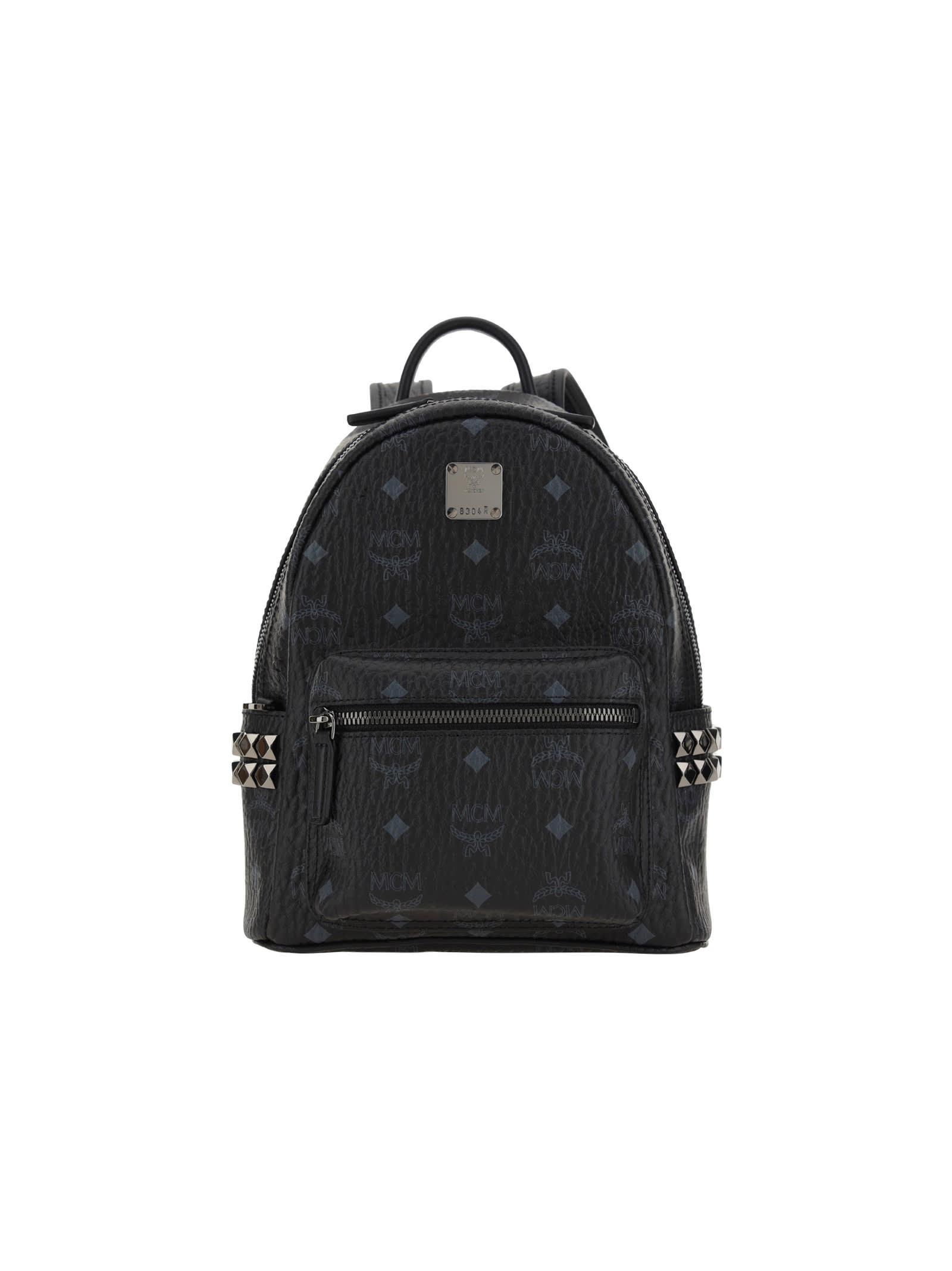 MCM Mini Backpack in Black Lyst
