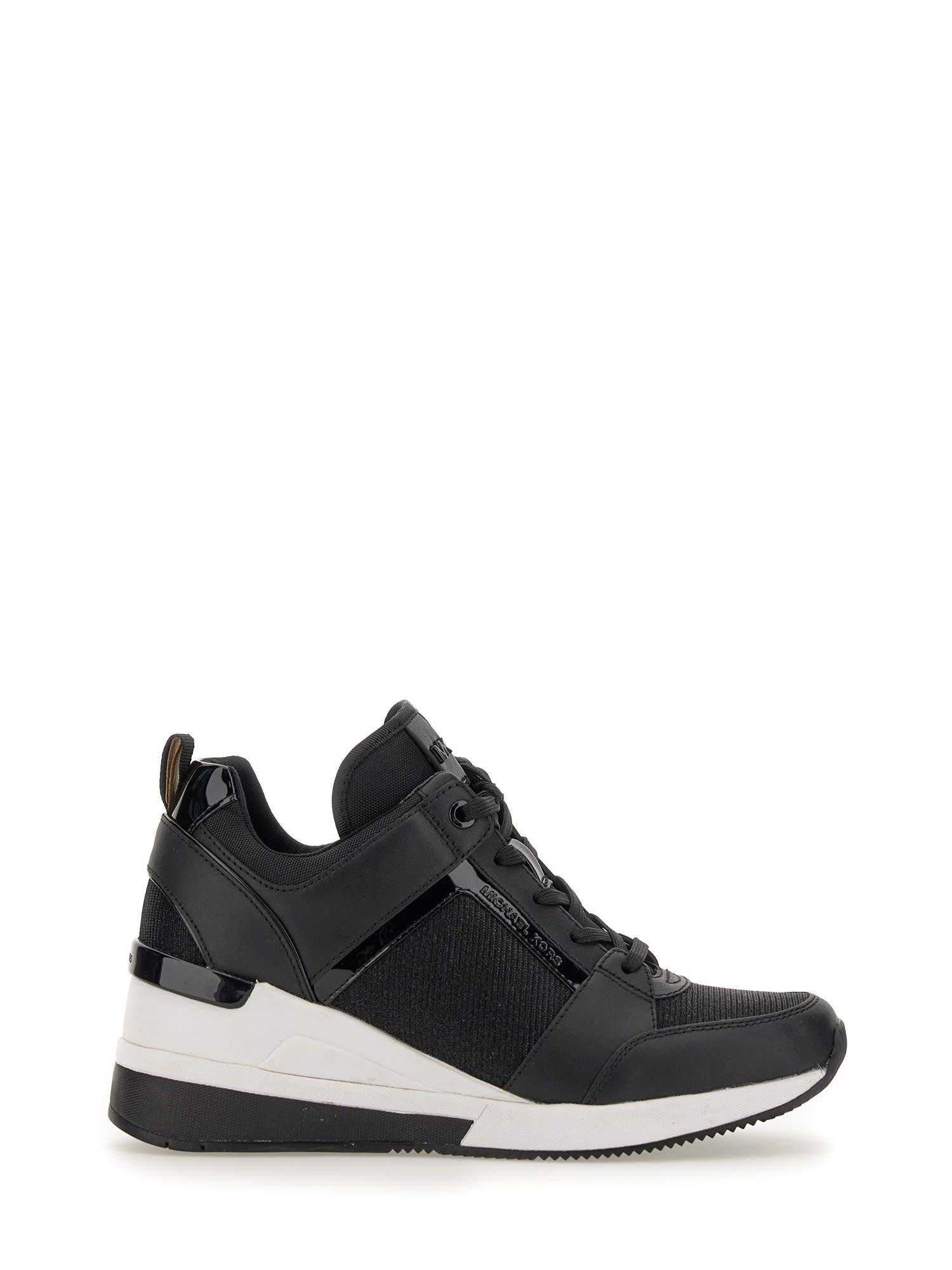 MICHAEL Michael Kors Georgie Lace-up Sneakers in Black | Lyst