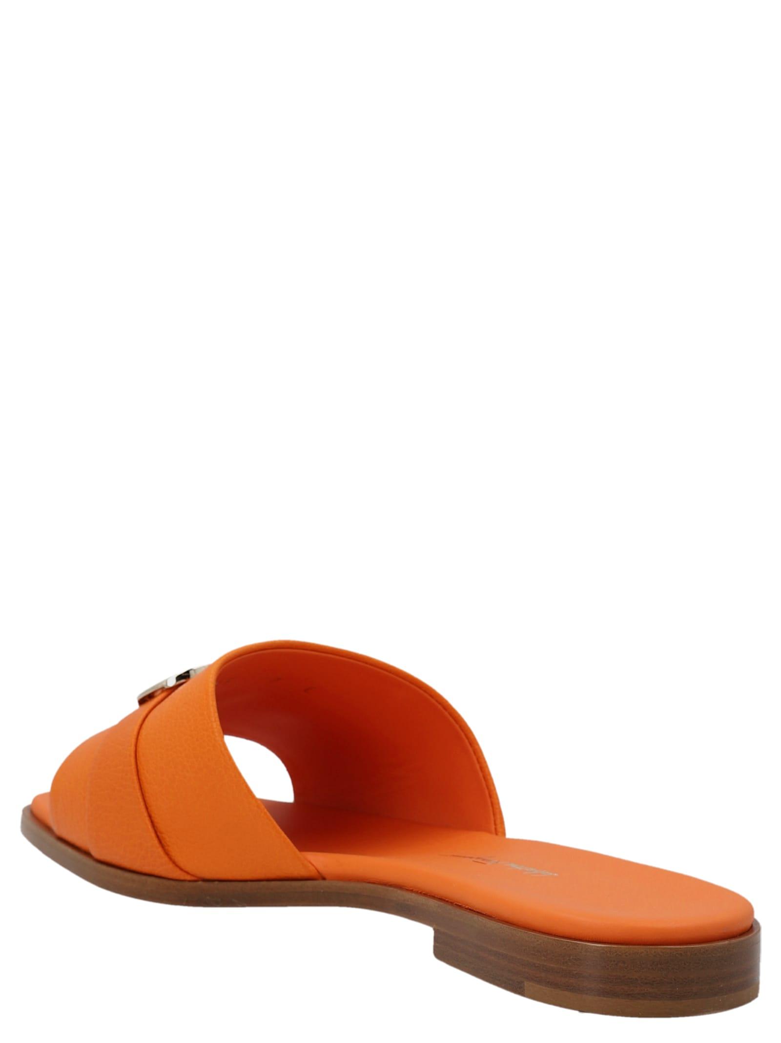 Ferragamo 'orla 10' Sandals in Orange | Lyst