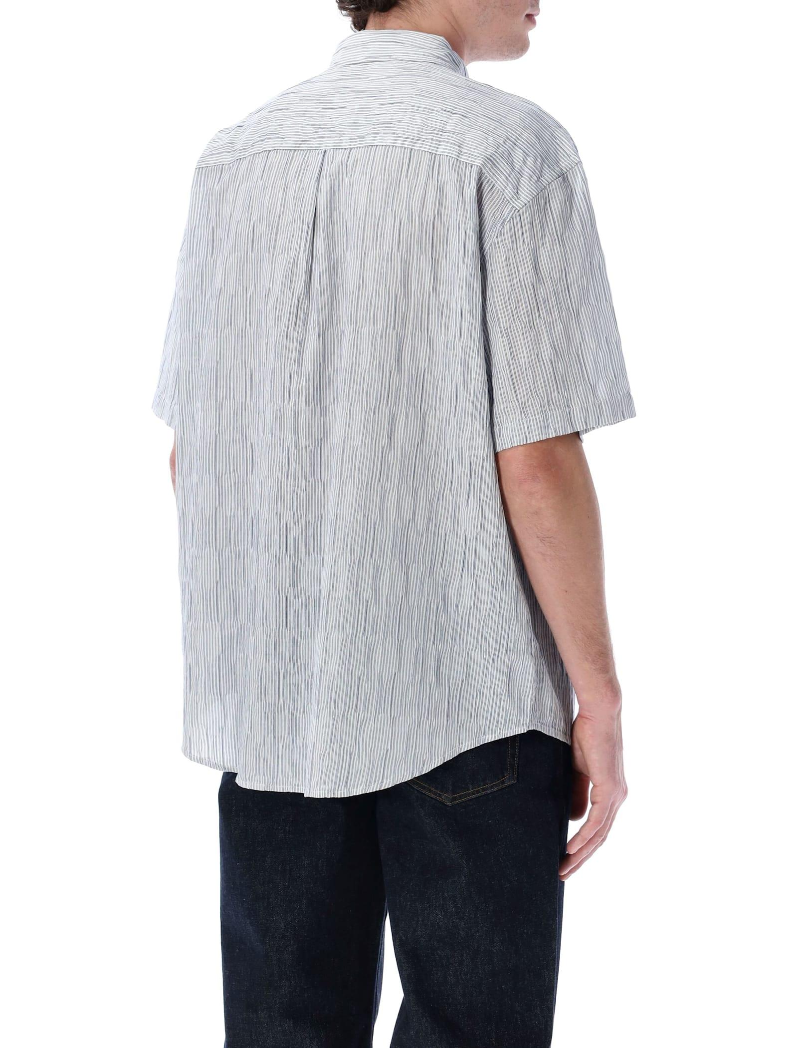 Stussy Wavy Stripe Shirt in Blue for Men | Lyst