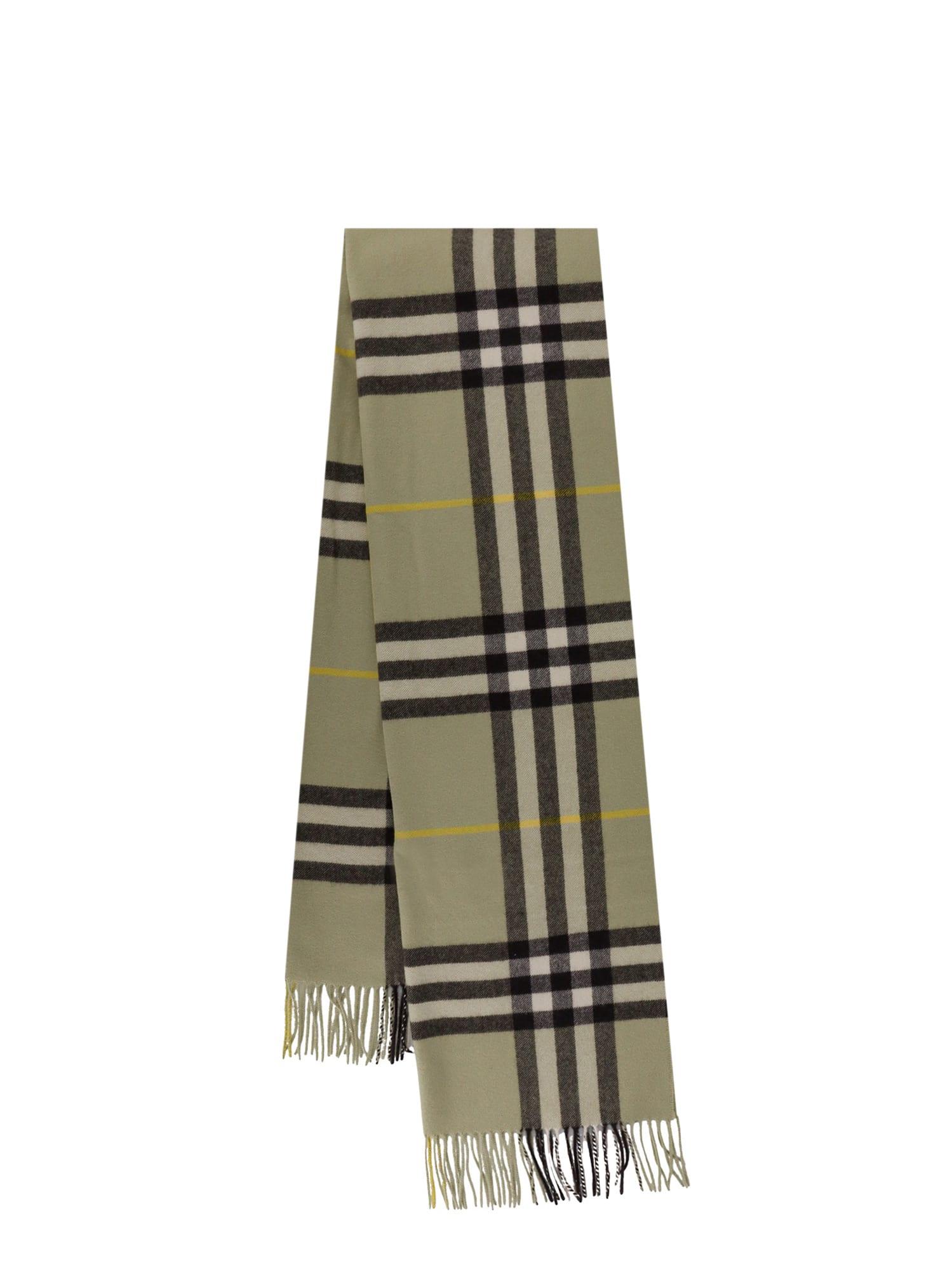 Burberry green scarf sale