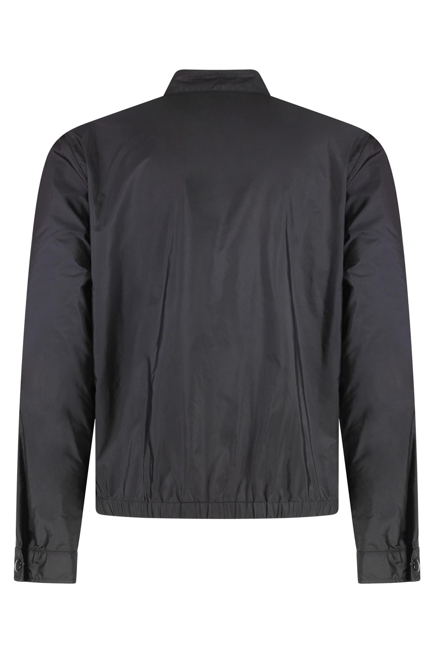 【送料&関税込】Prada Techno Fabric Jacket Navy Zippered technical fabric jacket | PRADA