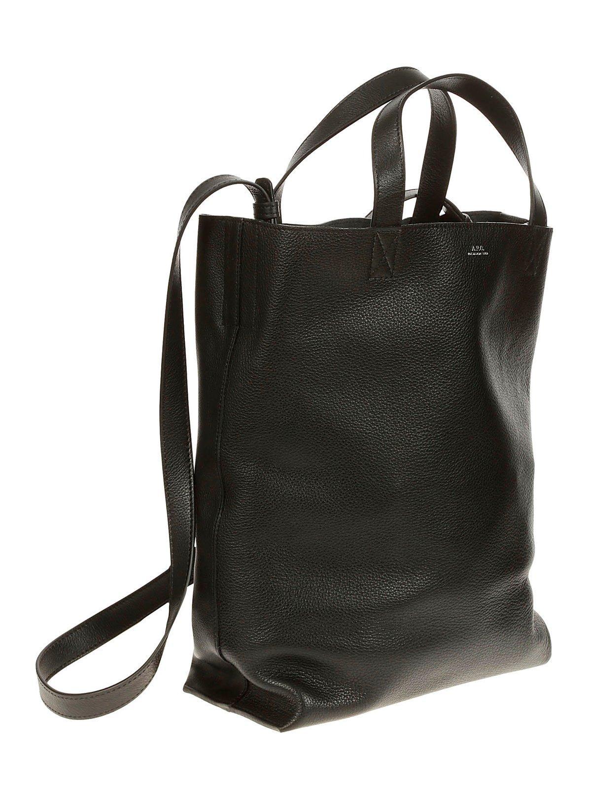 A.P.C. Cabas Maiko Medium Tote Bag in Black | Lyst