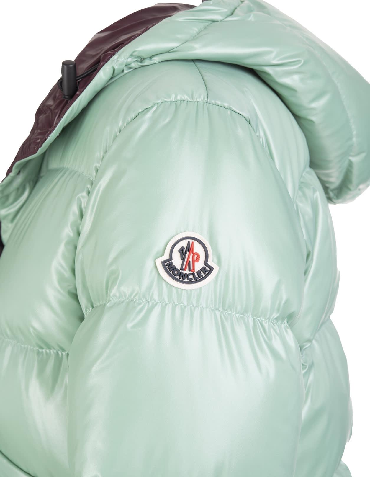 Moncler Synthetic Light Jade Green Bardanette Down Jacket - Save 40% | Lyst