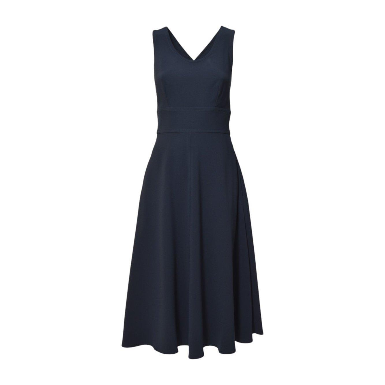 オールインワン・サロペット Aspesi Midnight Blue Cady Crepe Long Dress Aspesi Midnight Cady Crepe Long Dress in Blue | Lyst