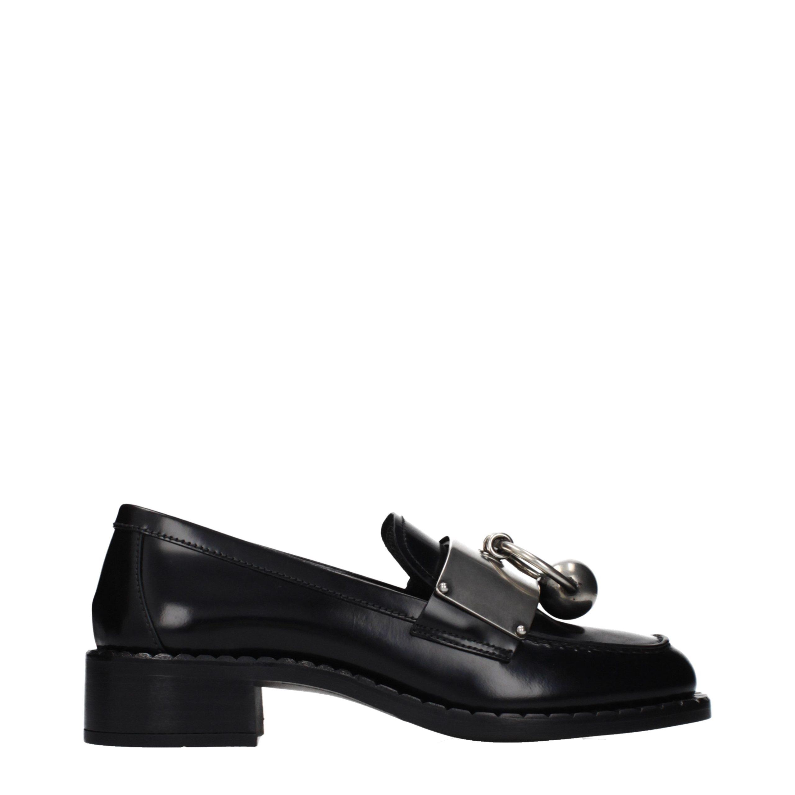 Prada Leather Slip-On Loafers in Black | Lyst UK display picture 2