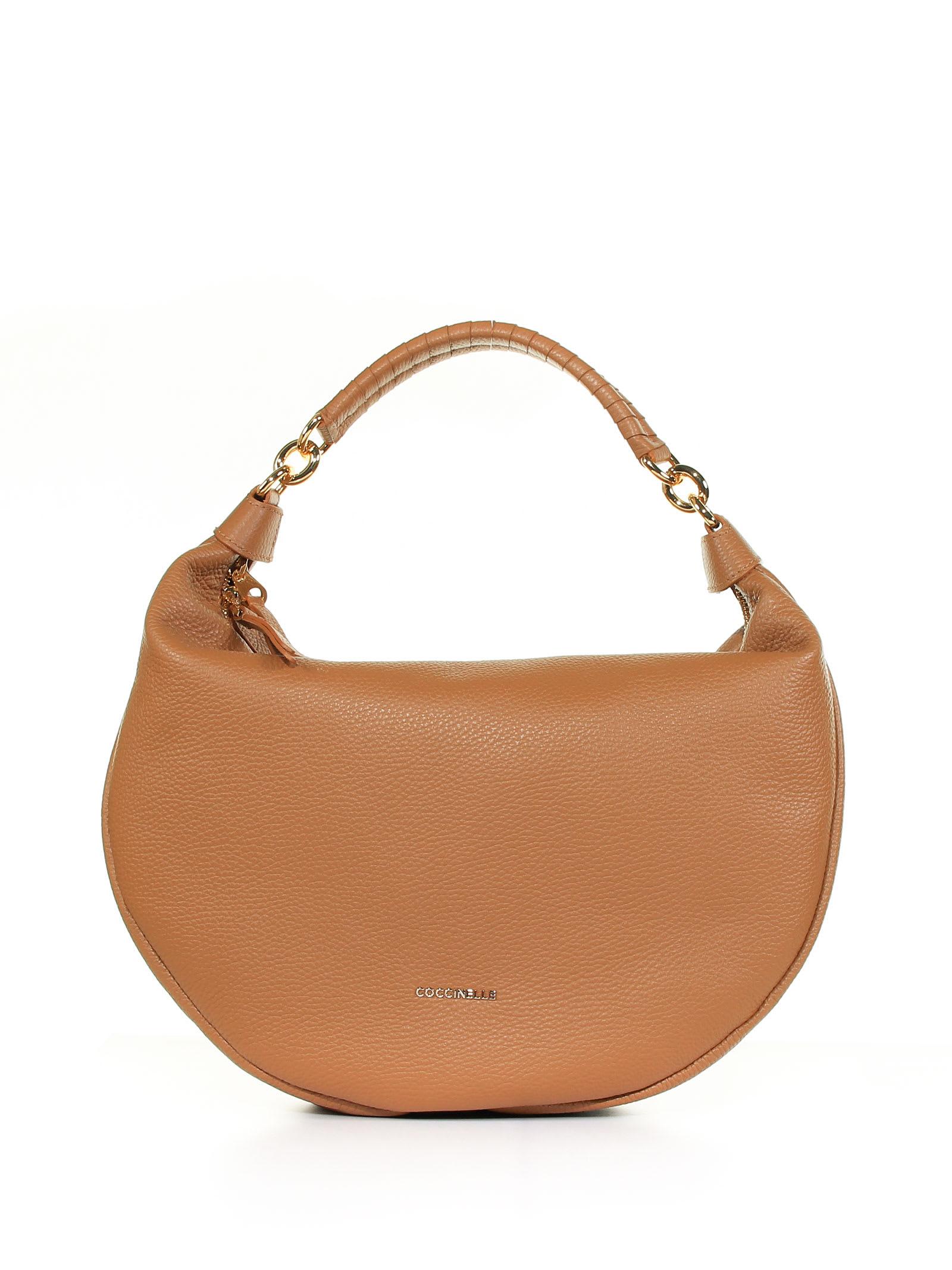 Coccinelle Melody Leather Bag in Brown | Lyst