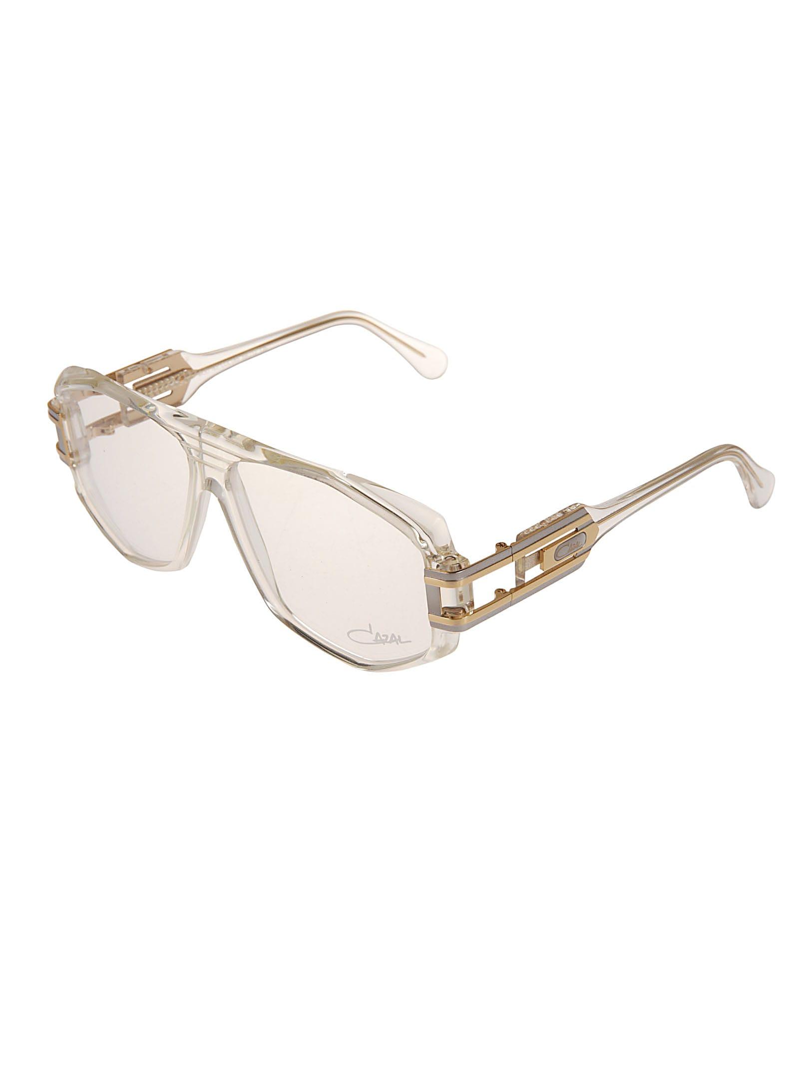Cazal Hexagon Transparent Glasses in Natural | Lyst