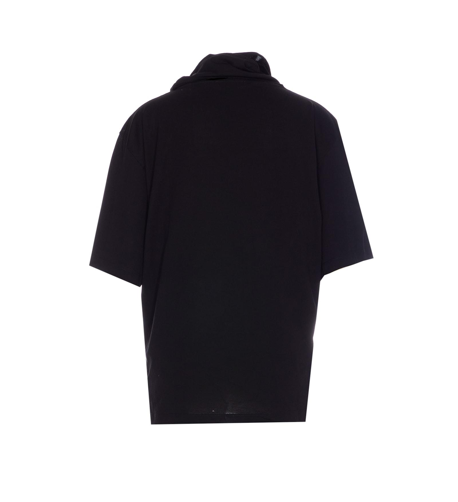 【関税込み】LEMAIRE ブラック Foulard Tシャツ LEMAIRE Foulard T-Shirt Black - Vallgatan 12