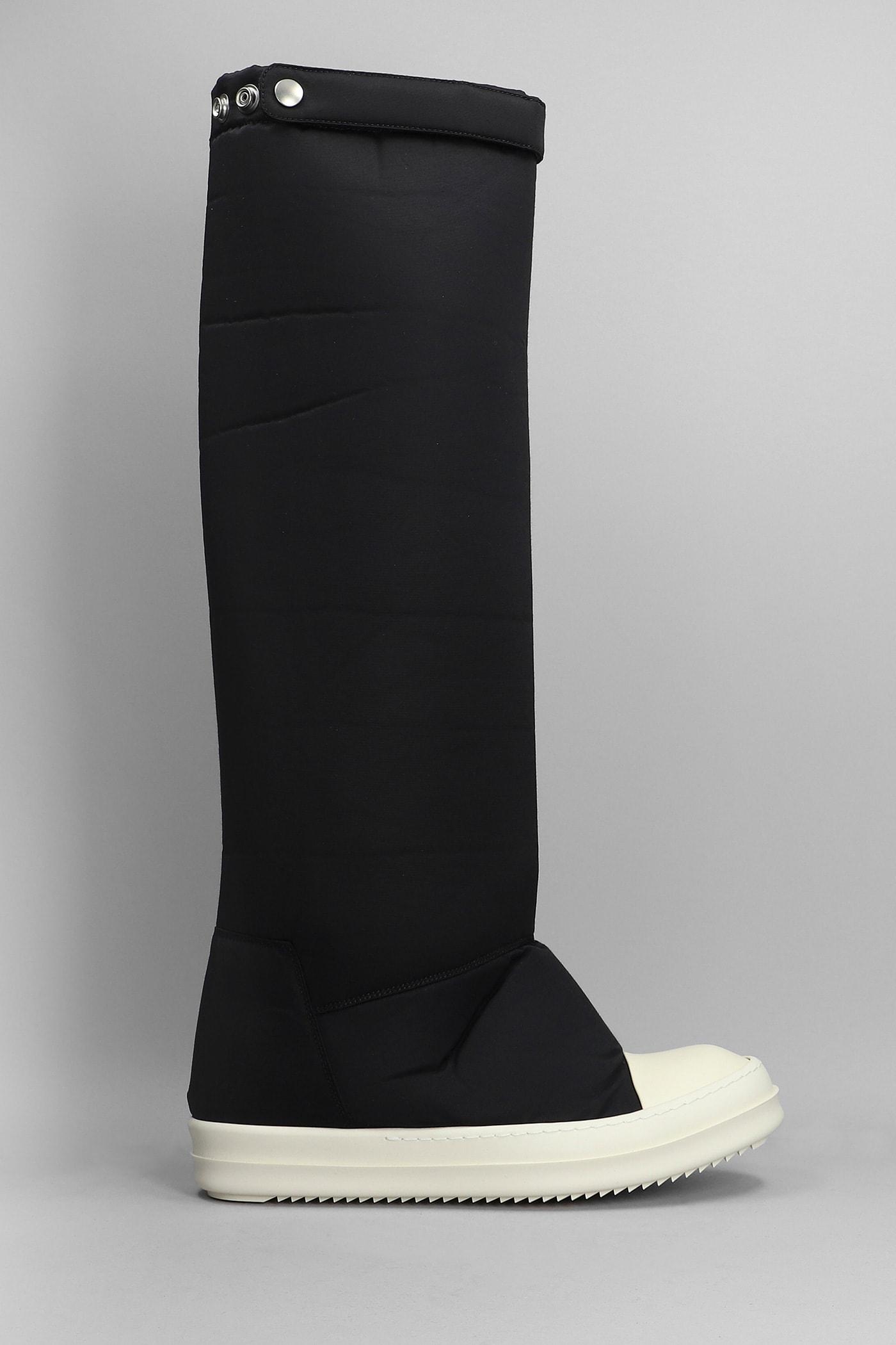 Rick Owens Elephant Ankle Boots In Black Polyamide for Men | Lyst