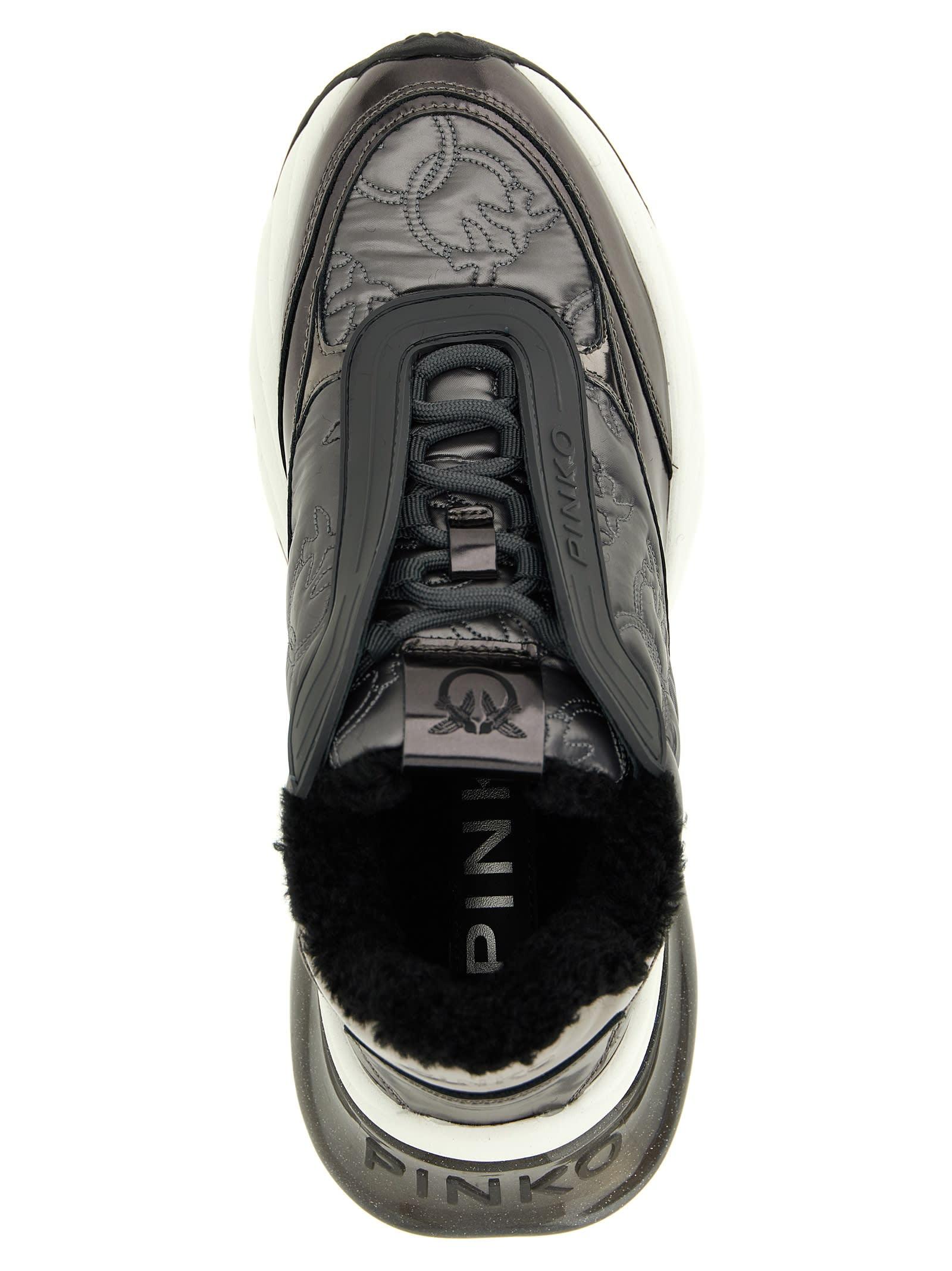 スニーカー PINKO Woman Sneakers Black SS0071P001 Z99 Pinko Woman Sneakers with Logo Details SS0071P001Z99 BLACK