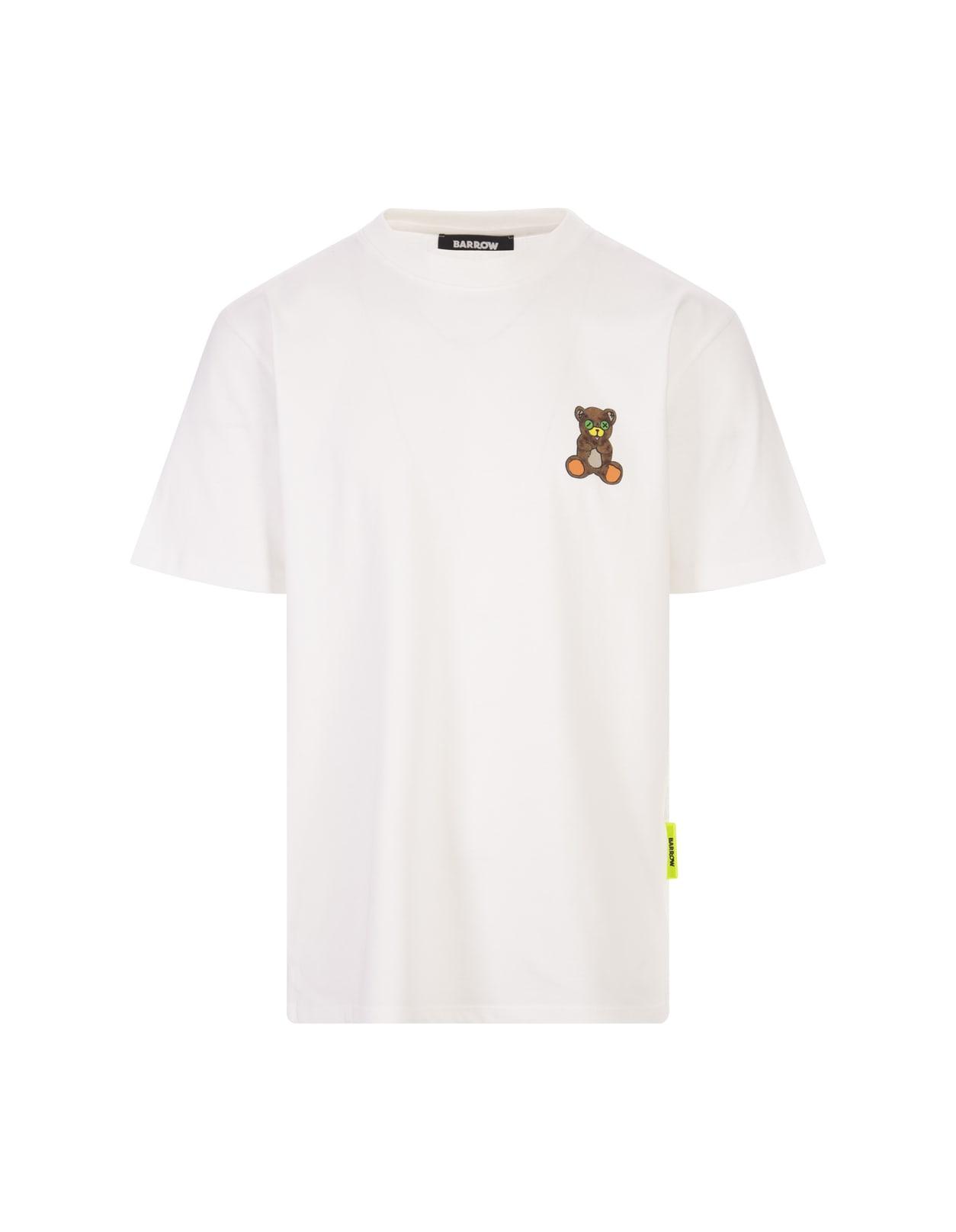 Barrow White Bear With Me T-shirt for Men | Lyst