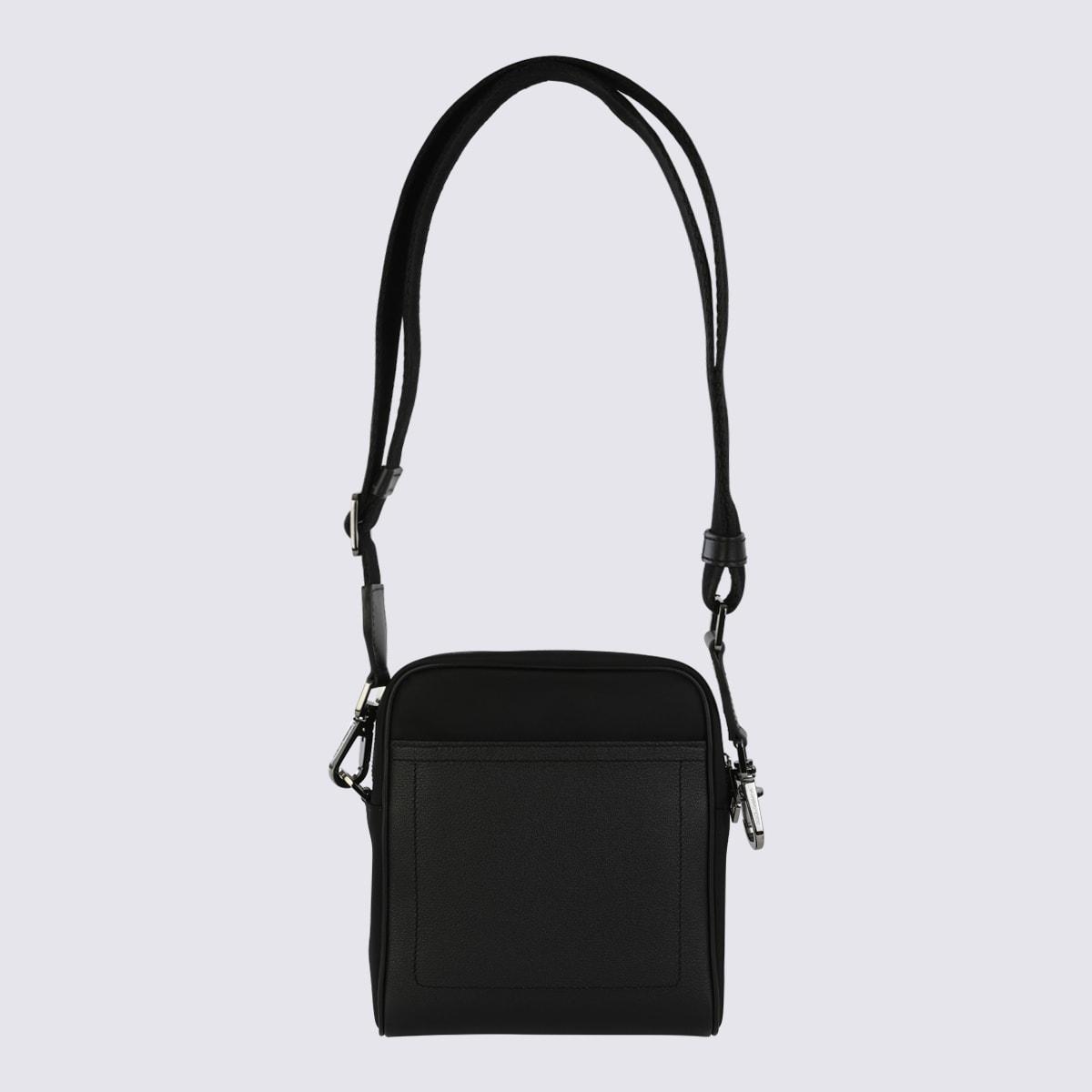 Dolce & Gabbana Leather Crossbody Bag in Black for Men | Lyst