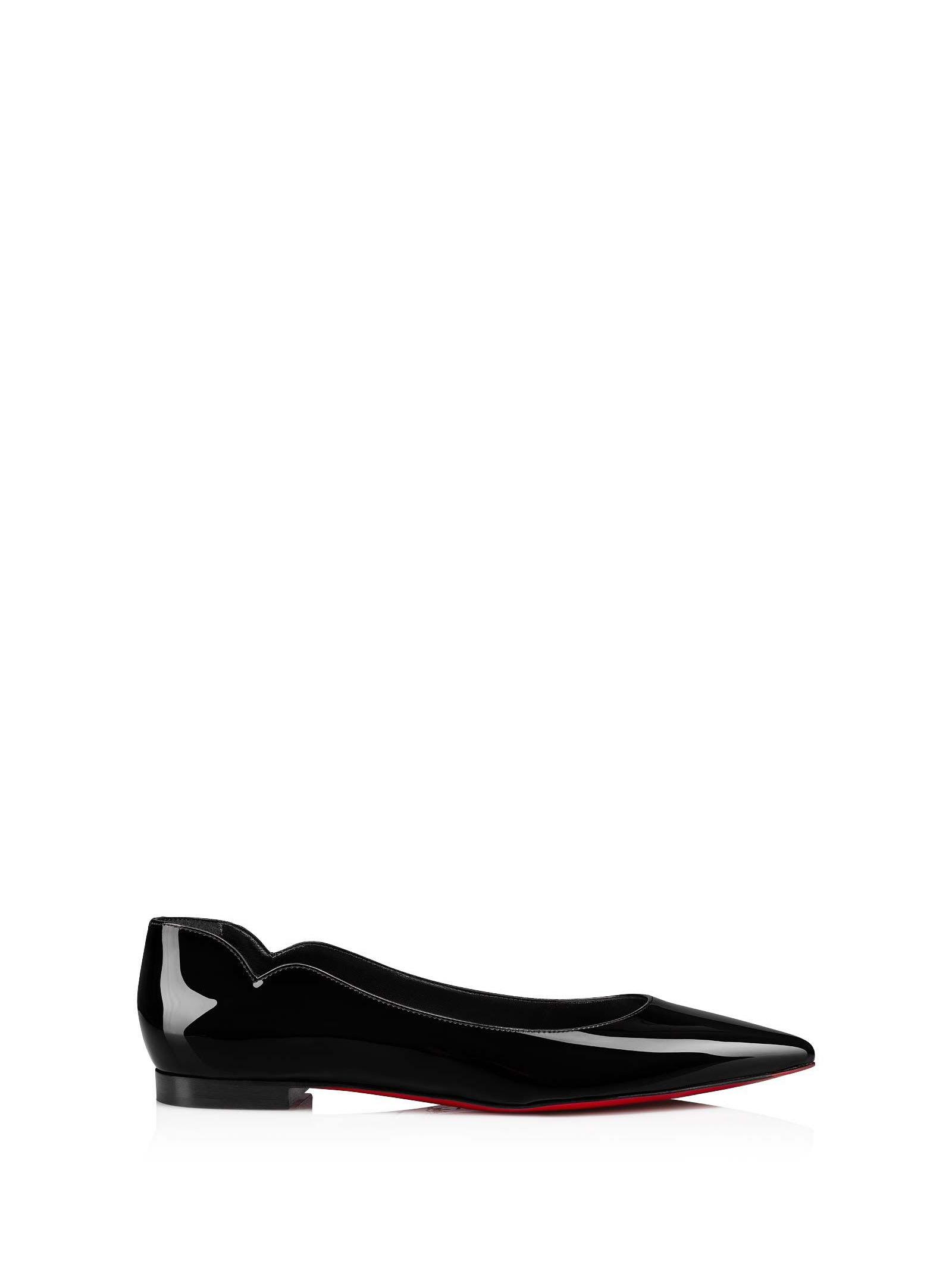 Christian Louboutin Hot Chickita Ballerina Shoes In Leather in Black ...