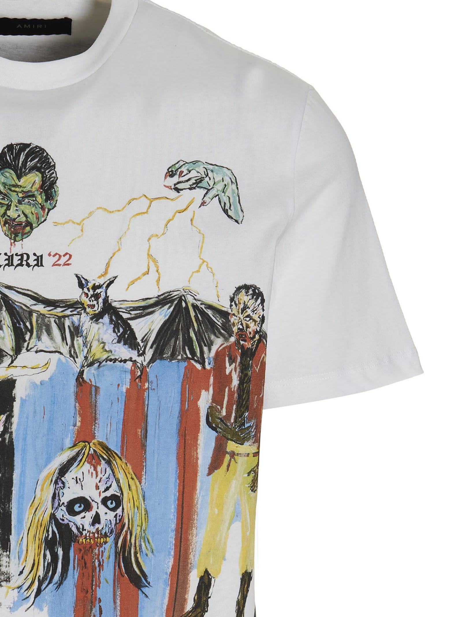 Amiri Wes Guy Blood T-shirt in White for Men | Lyst Amiri Wes Guy Blood T-shirt in White for Men | Lyst