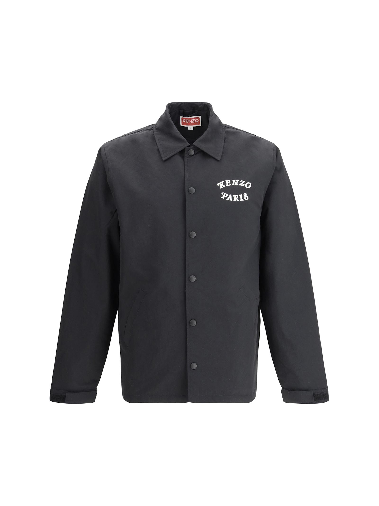 KENZO Shirt Jacket in Blue for Men Lyst