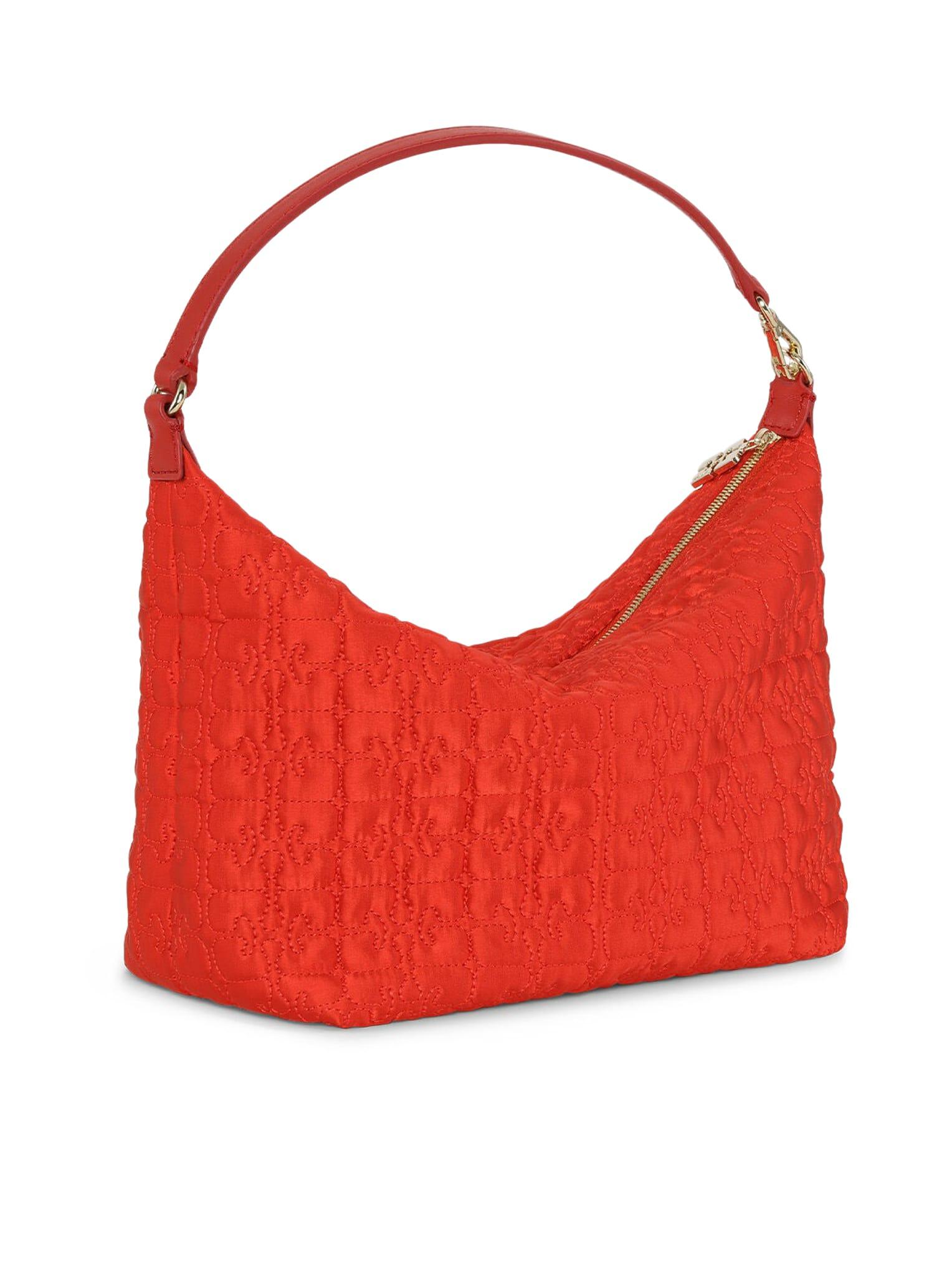 未使用級 GANNI BUTTERFLY MEDIUM POUCH SATIN