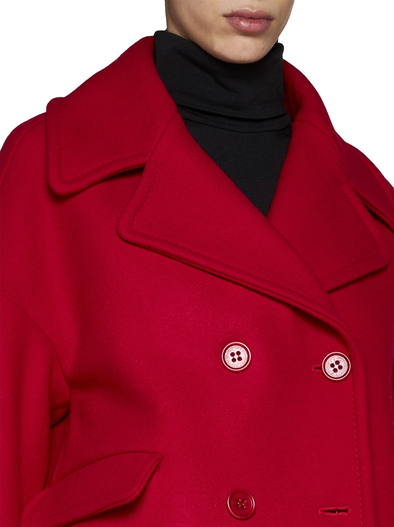 RED Coat | Lyst