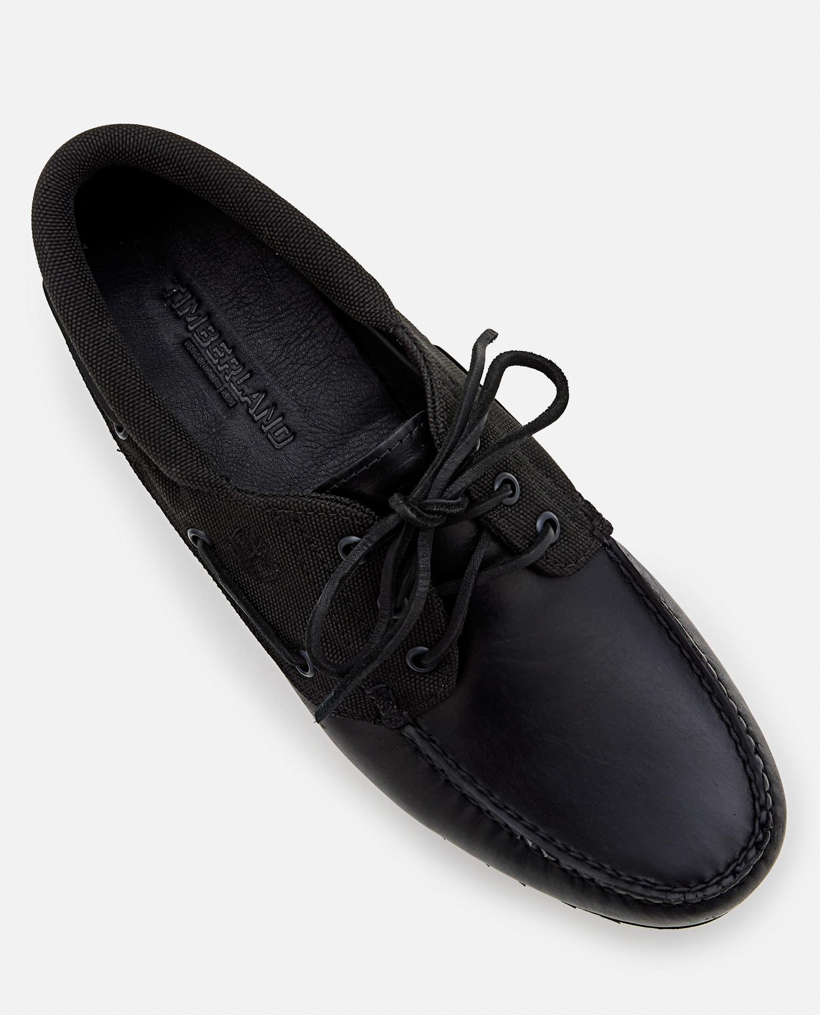 靴 timberland authentic boat shoe blackout Timberland Authentic Boat Shoe Blackout Full Grain for Men