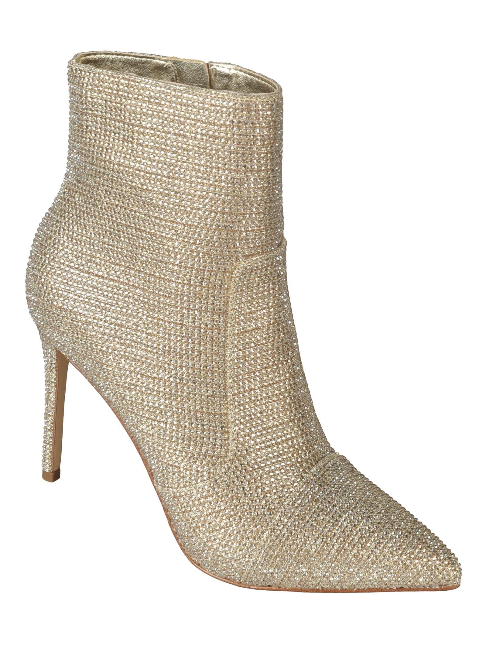 MICHAEL Michael Kors Rhinestone Embellished Side Zip Ankle Boots