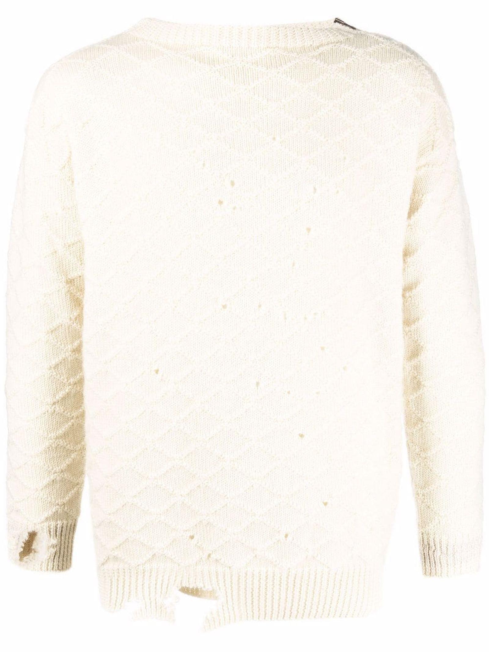 cream lambswool jumper