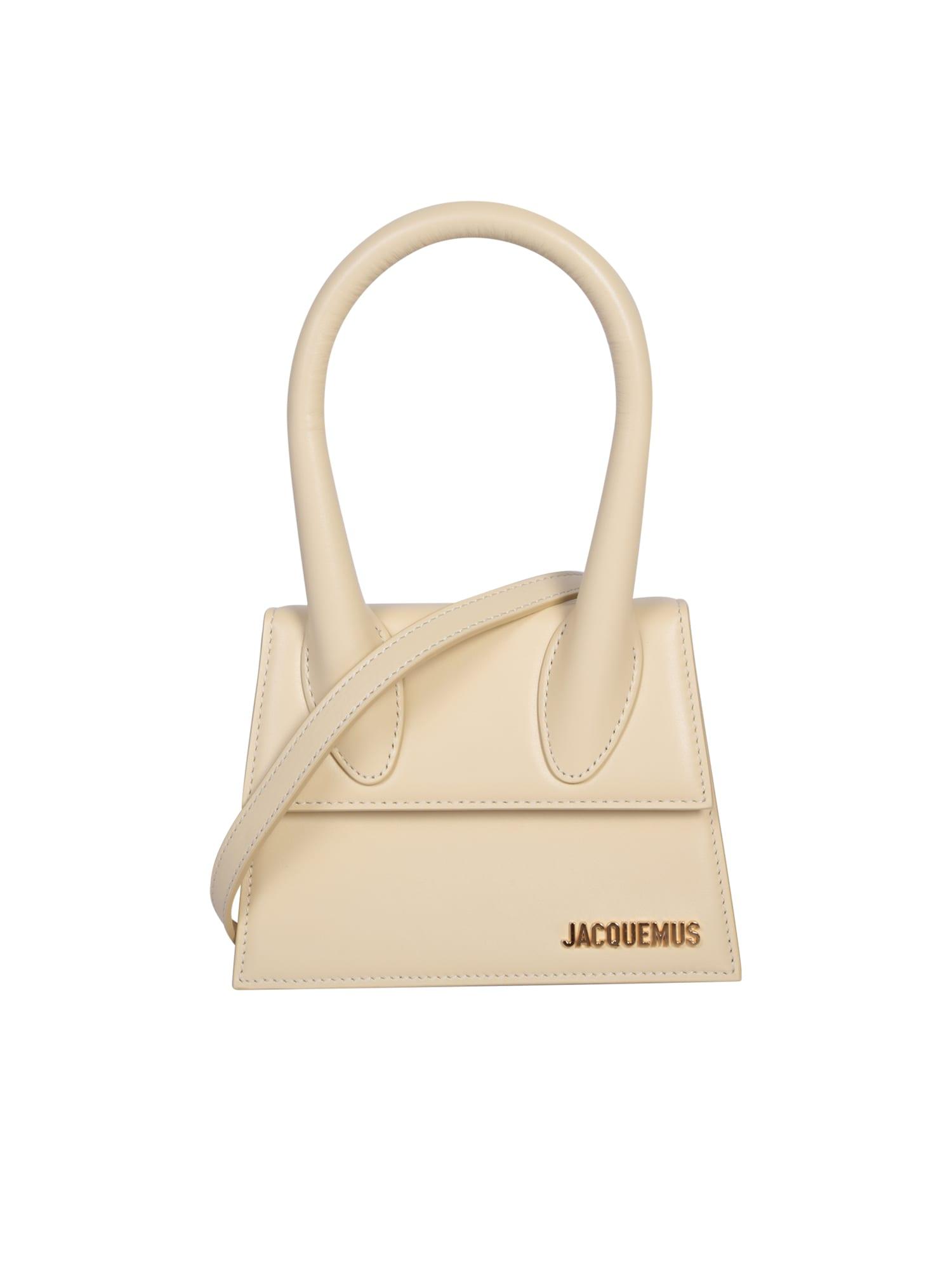 Jacquemus Le Chiquito Moyen Ivory Bag in White | Lyst