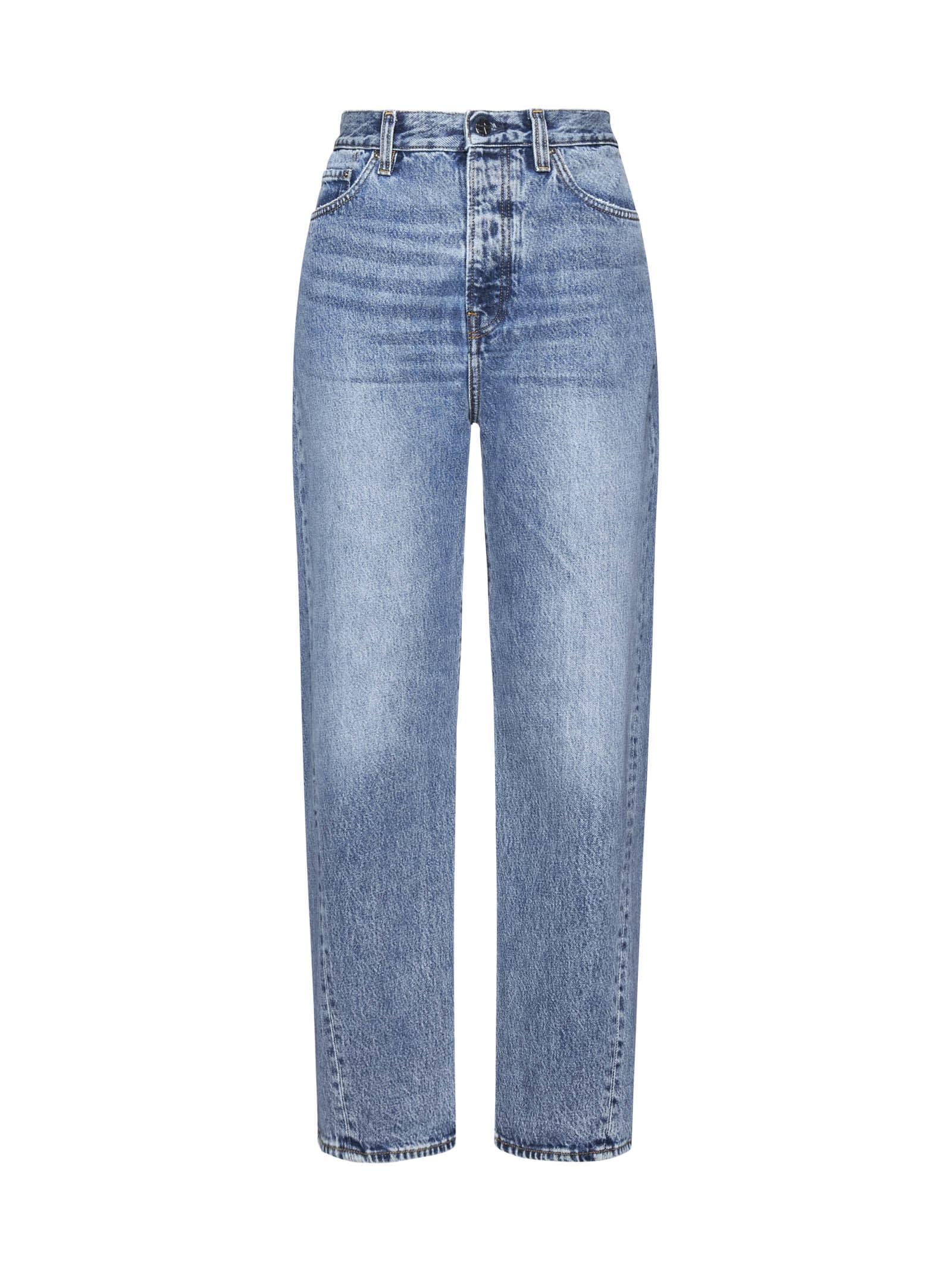 Totême Twisted Seam Jeans in Blue | Lyst