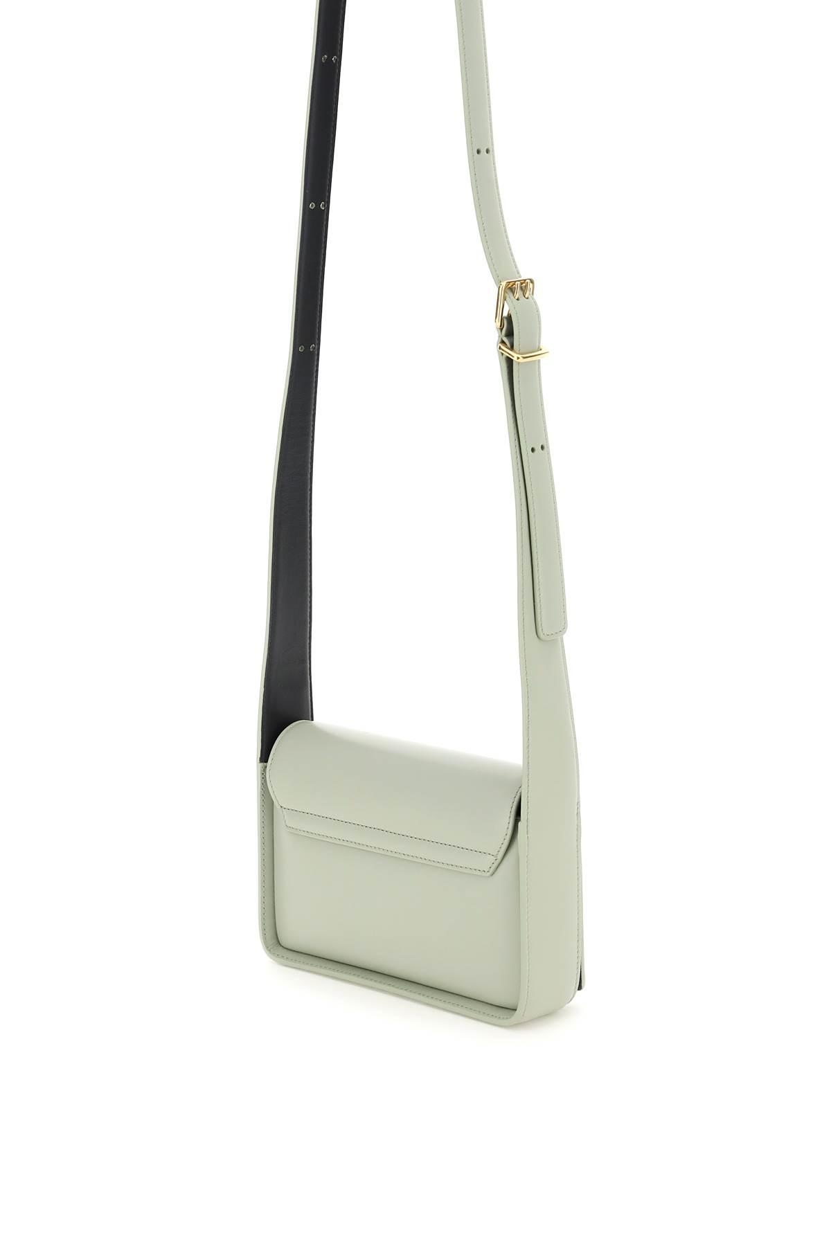 Jil Sander Small Leather Sling Bag in Green | Lyst