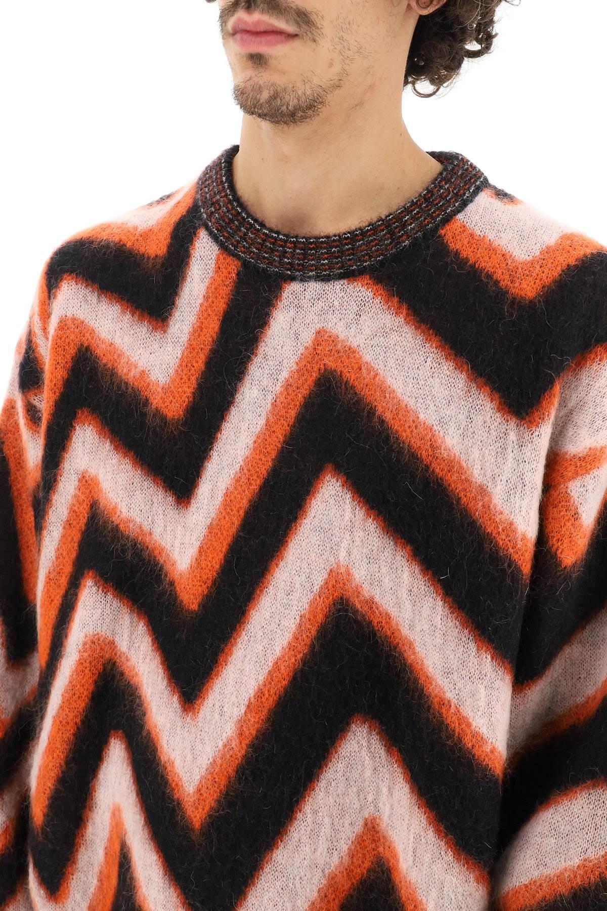 Paul Smith Zigzag Mohair-blend Sweater for Men | Lyst