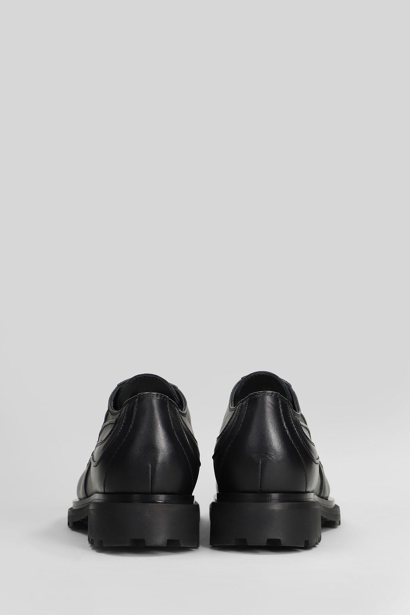 J.L-A.L Tracer Derby Lace Up Shoes in Black for Men | Lyst
