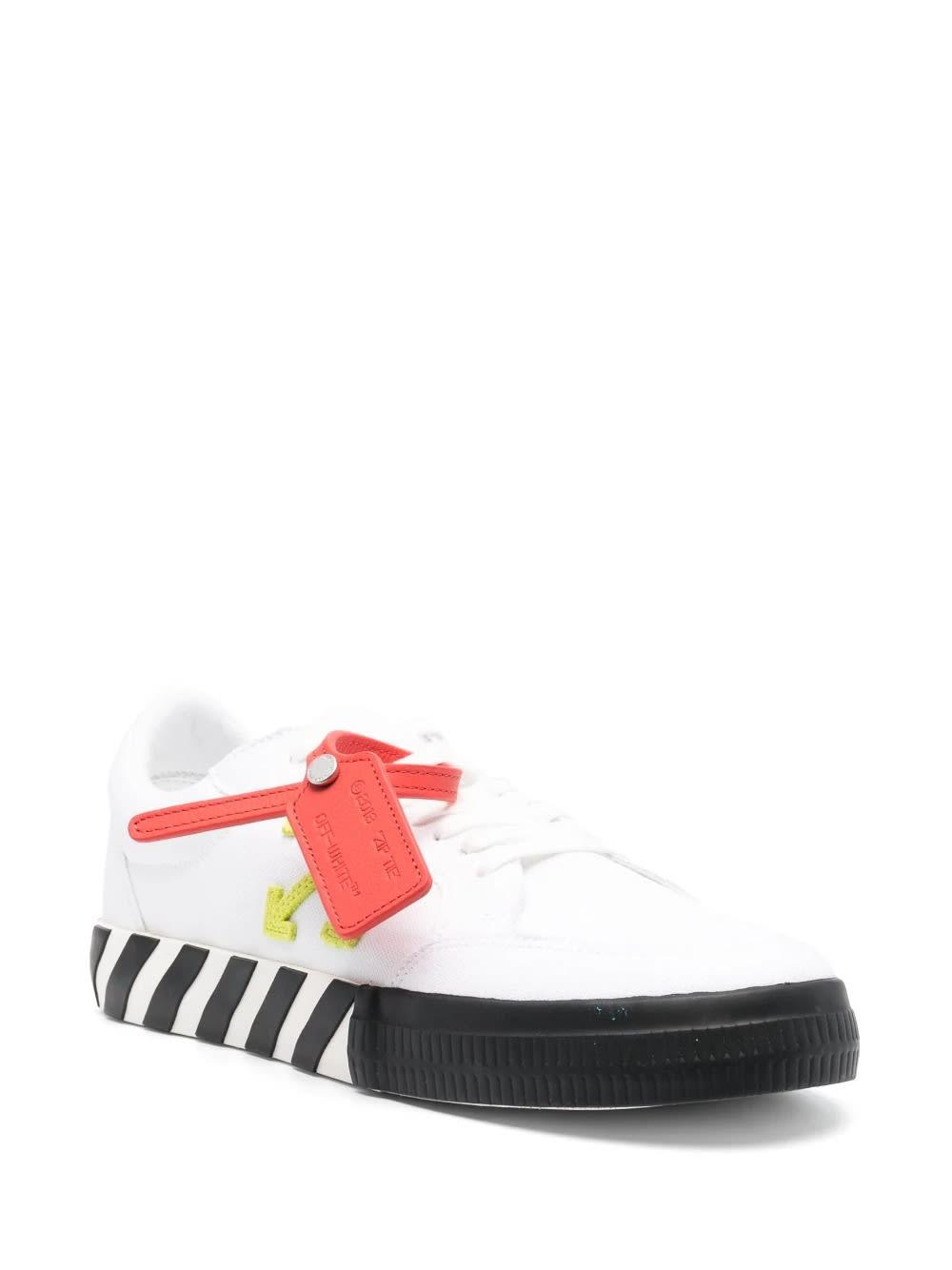 Off-White c/o Virgil Abloh White, Black And Yellow Low Vulcanized Sneakers  for Men | Lyst
