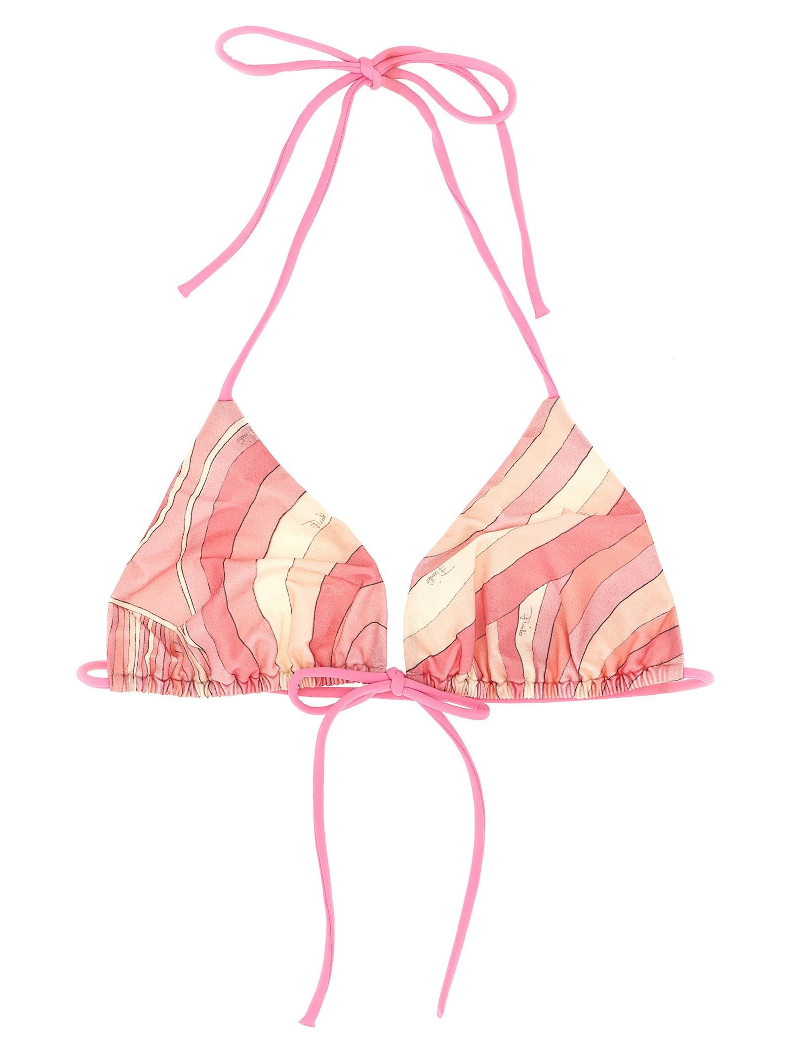 PUCCI Bikini Top in Pink | Lyst