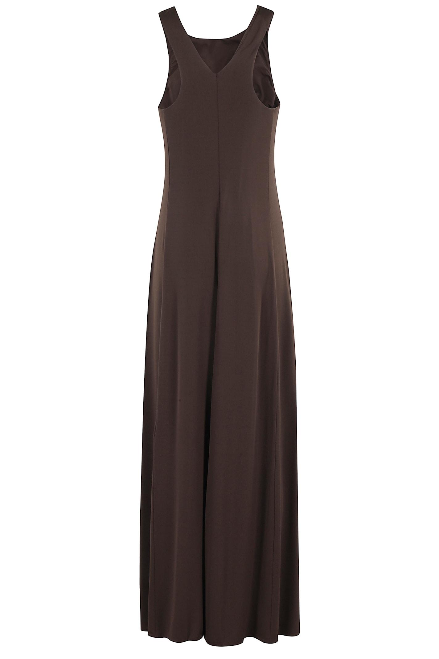 【Max Mara】 Pompei Long Dress In Stretch Viscos ブラウン Pompei maxi dress in brown - Max Mara | Mytheresa