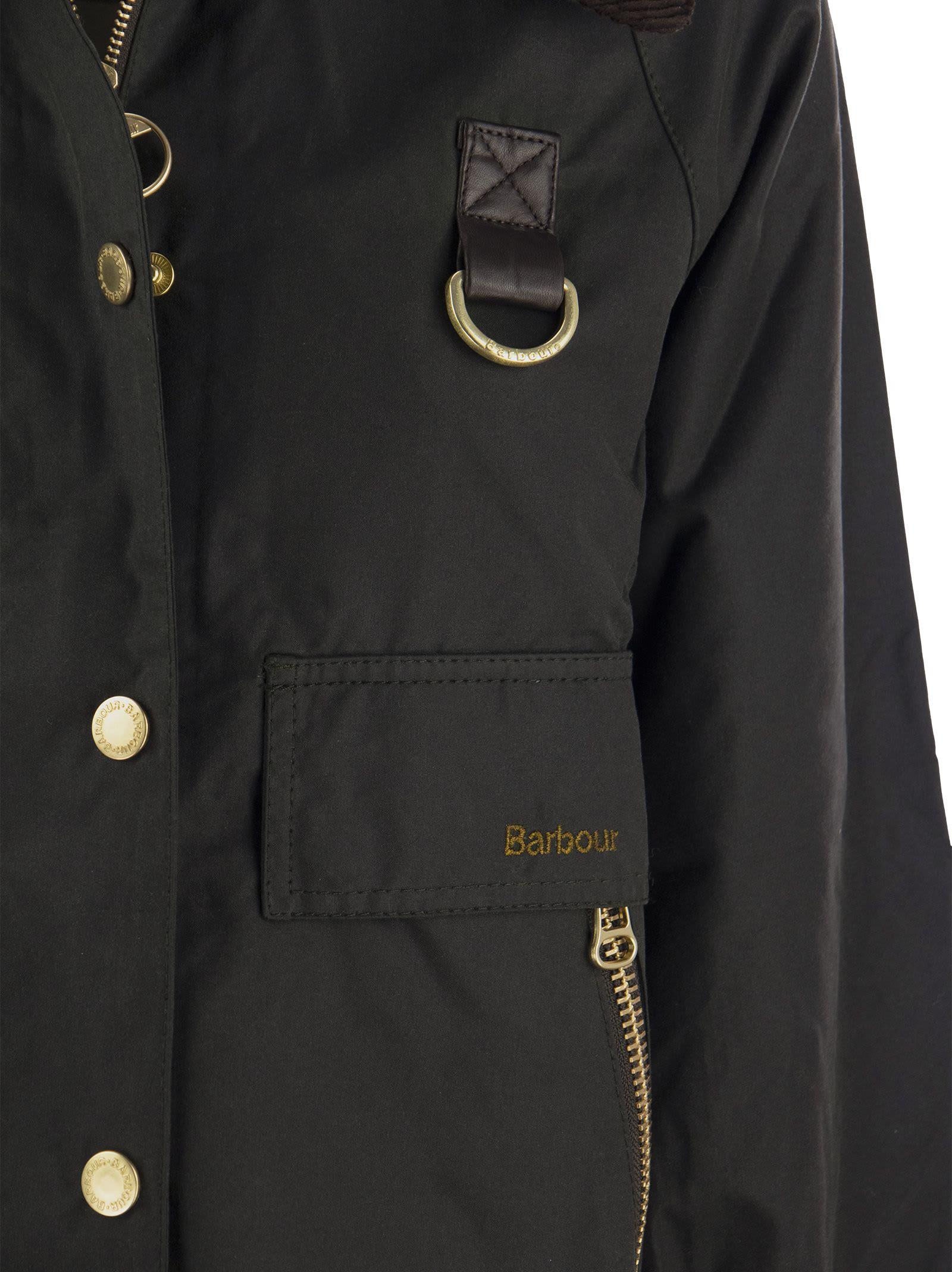 Barbour Catton - Waxed Jacket in Black | Lyst