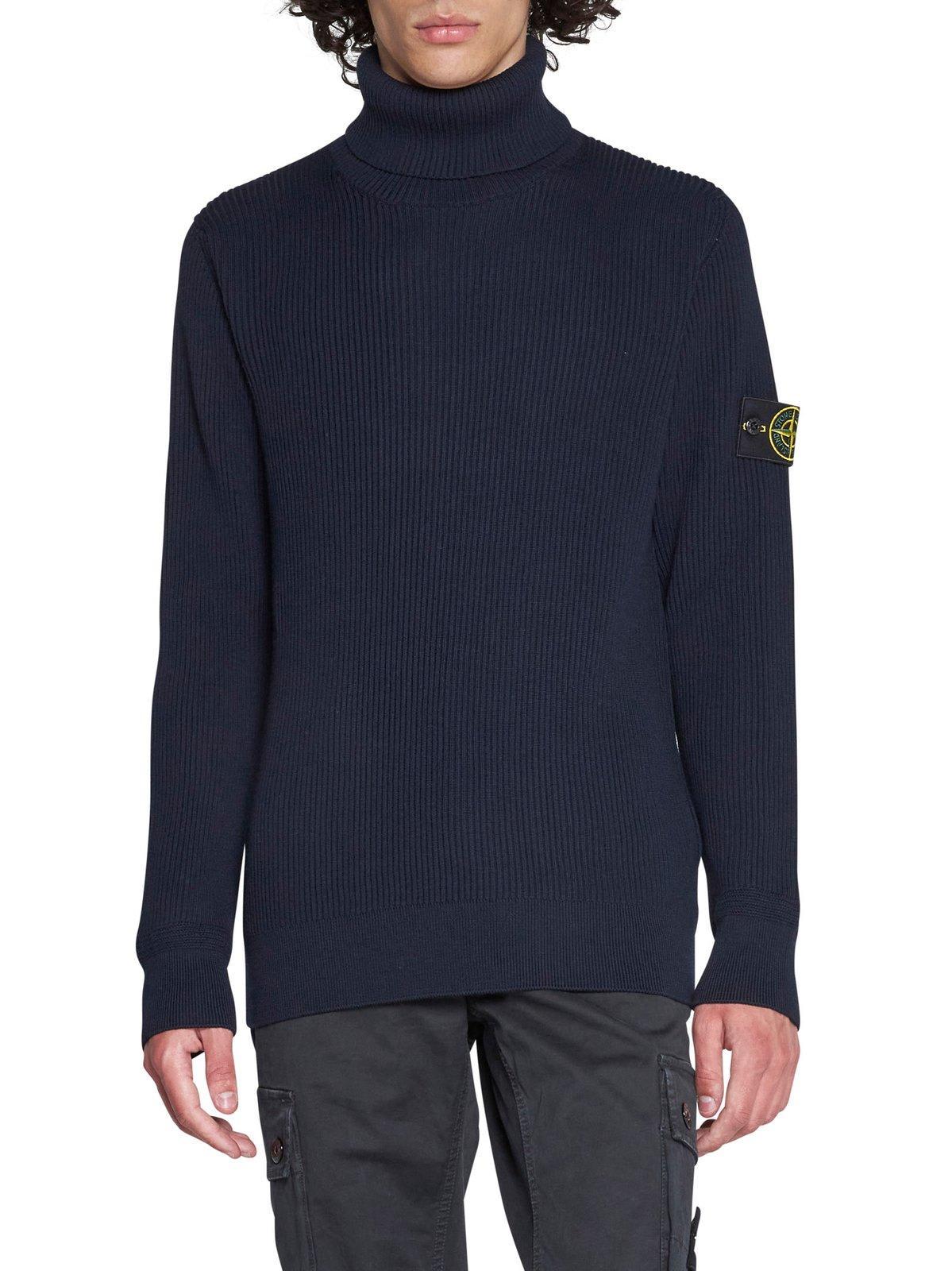 Stone Island Ribbed Turtle Neck Sweater 