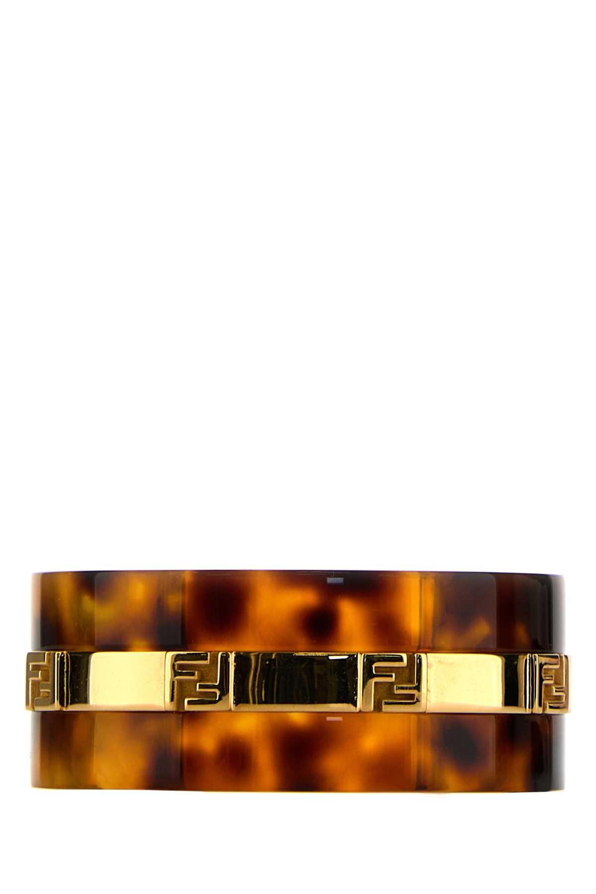 【関税&送料込】Fendi Printed Plexiglass Forever Fendi Brace Fendi Printed Plexiglass Forever Bracelet in Orange | Lyst