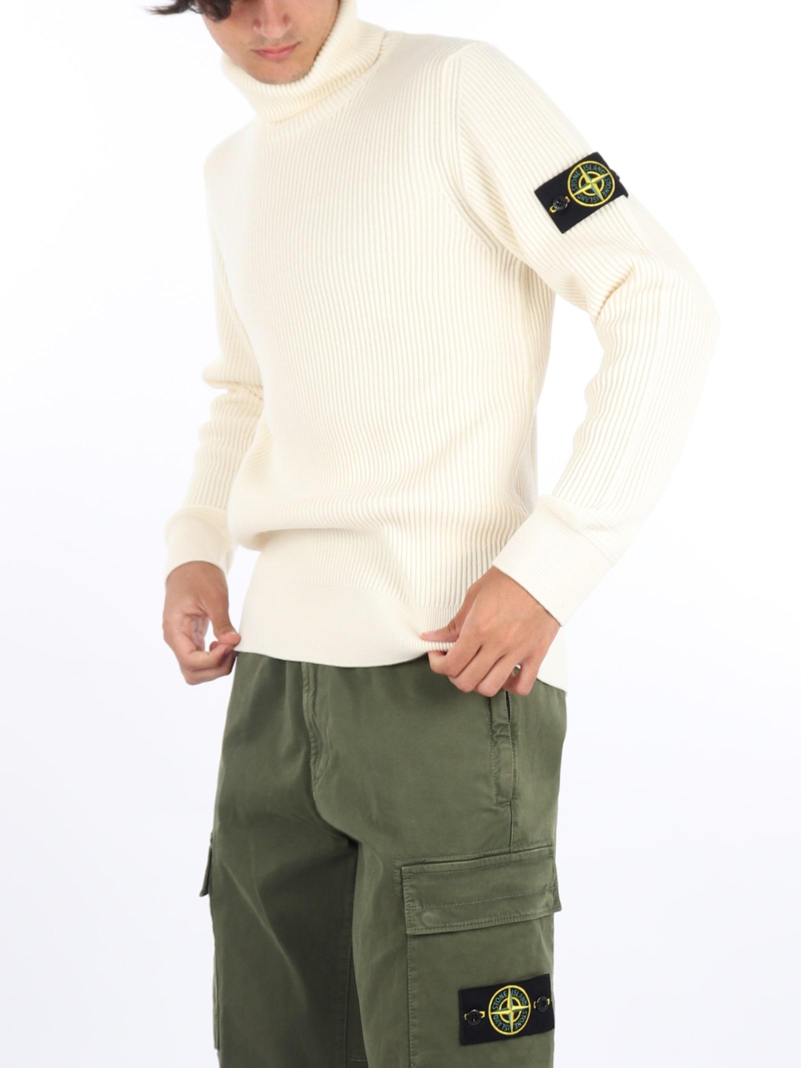 Stone Island Turtle Neck Knit Sweater for Men | Lyst