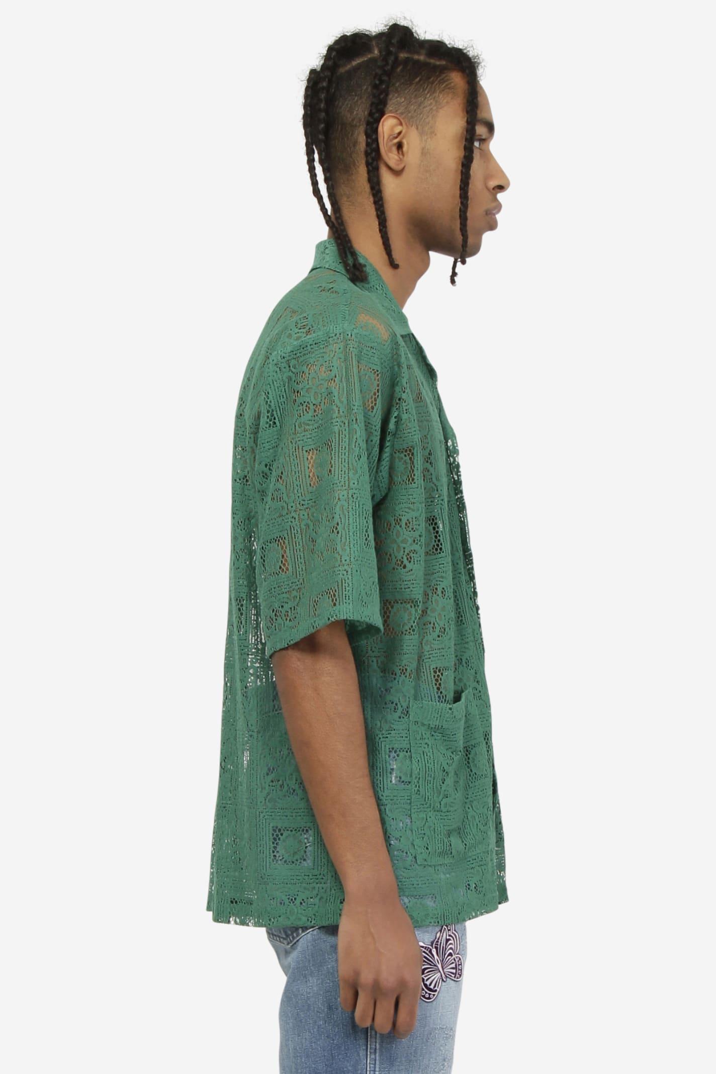 Needles Cabana Shirt in Green for Men | Lyst