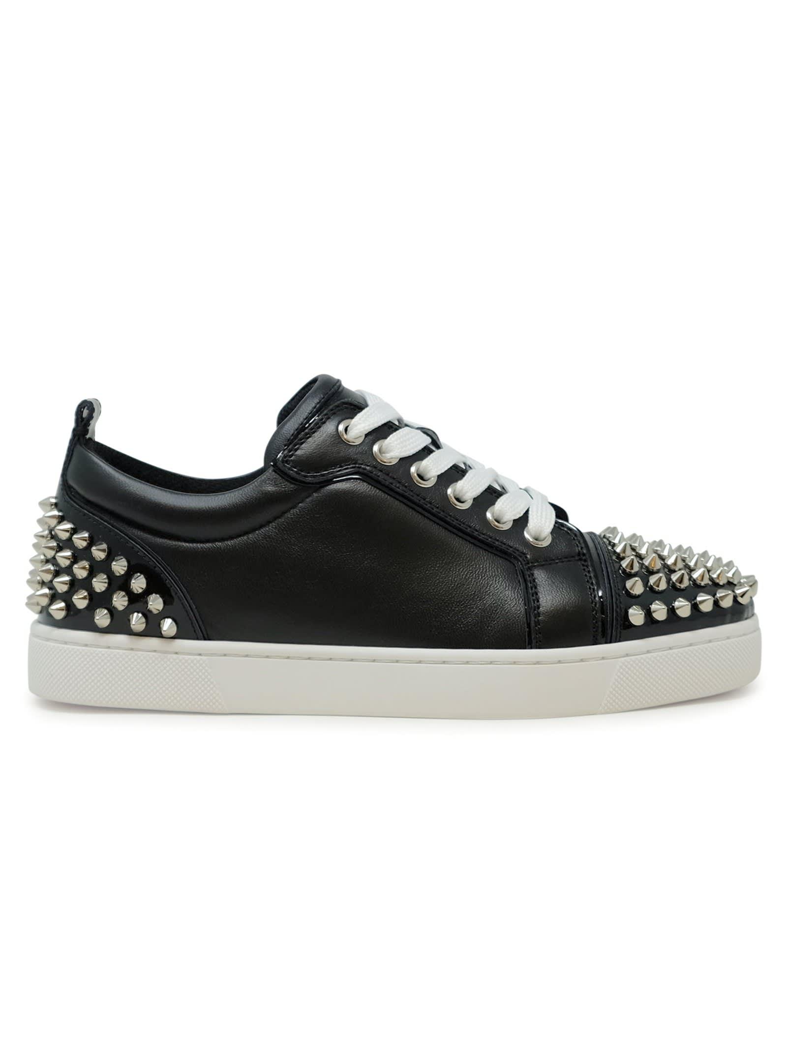 Christian Louboutin Louise Junior Spikes Nappa Sneakers in