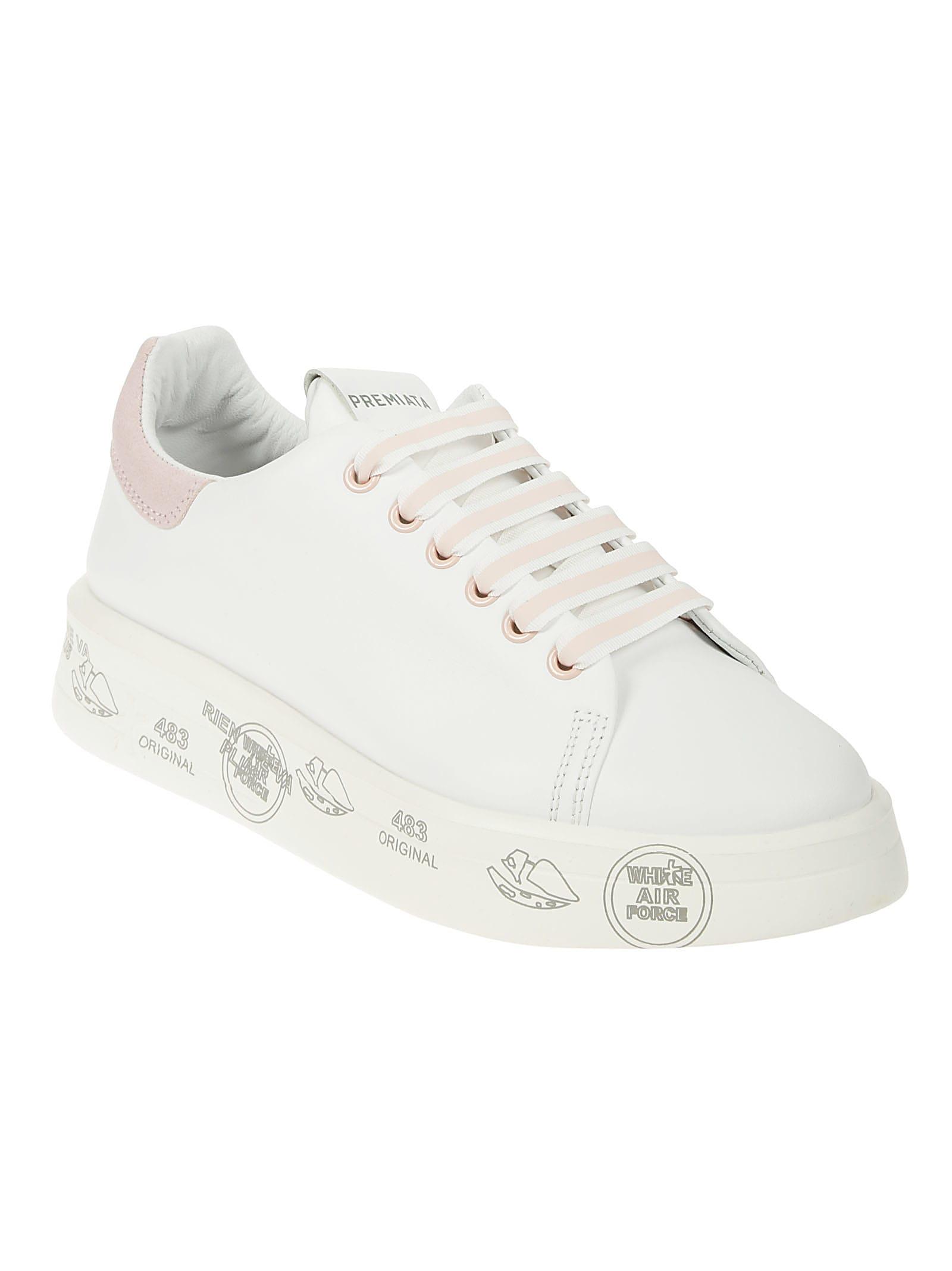 Premiata Sneaker modello Belle in pelle bianca | Atterley