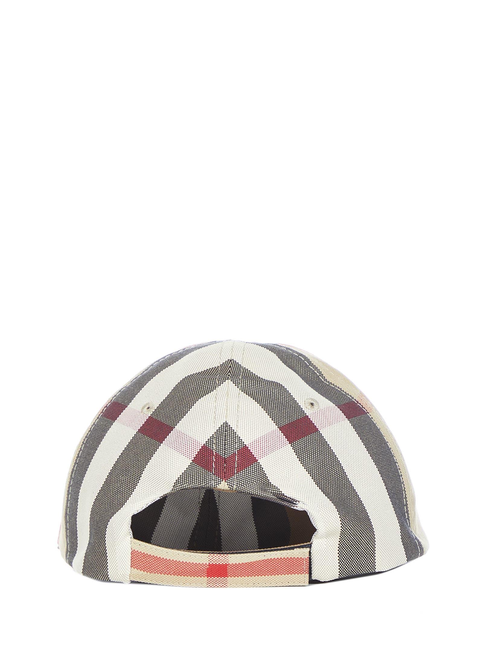 Burberry Cotton Hat in Beige (White) for Men - Save 49% | Lyst